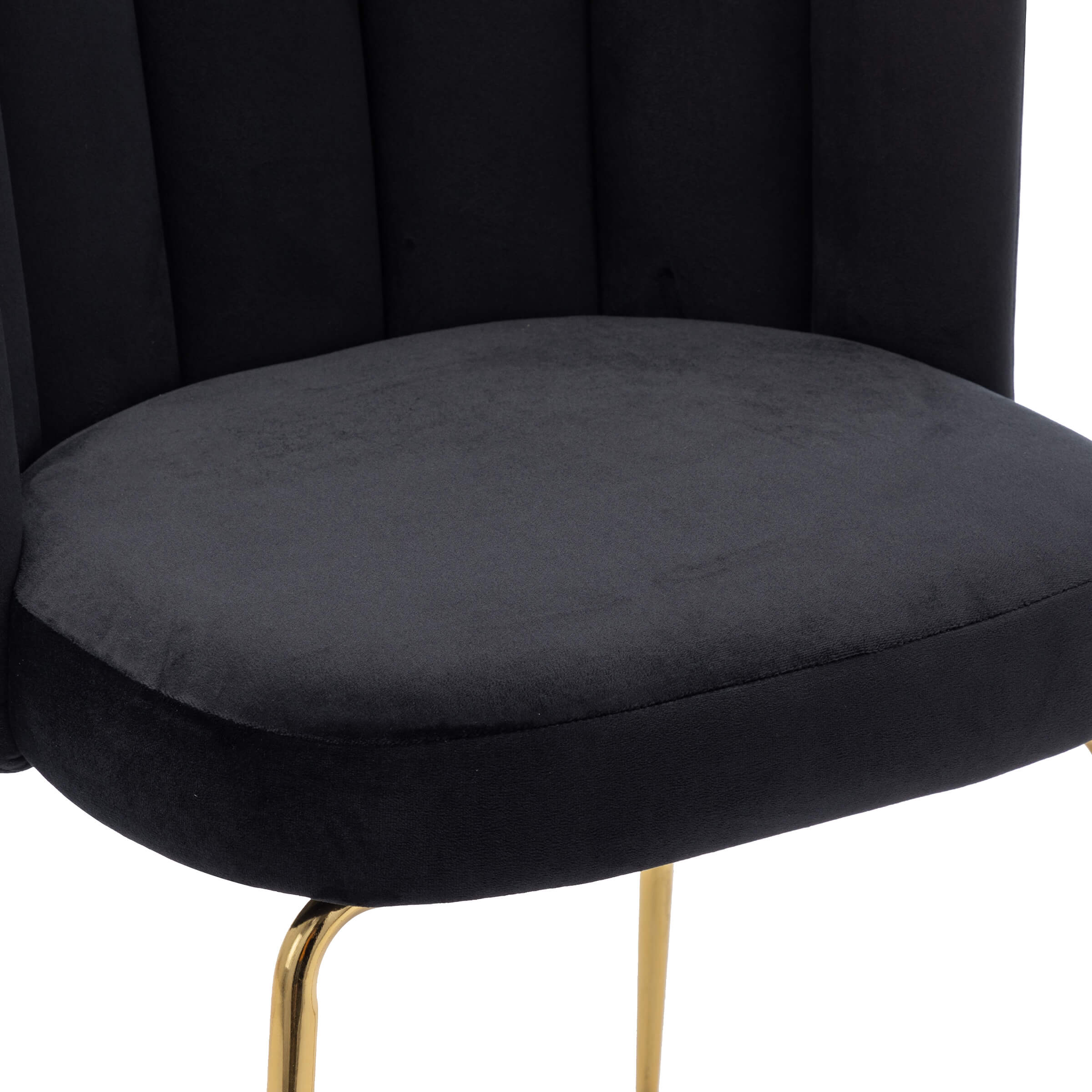 CHICAURA Modern Metal Legs Dining Chairs Set of 2 - 9029DC