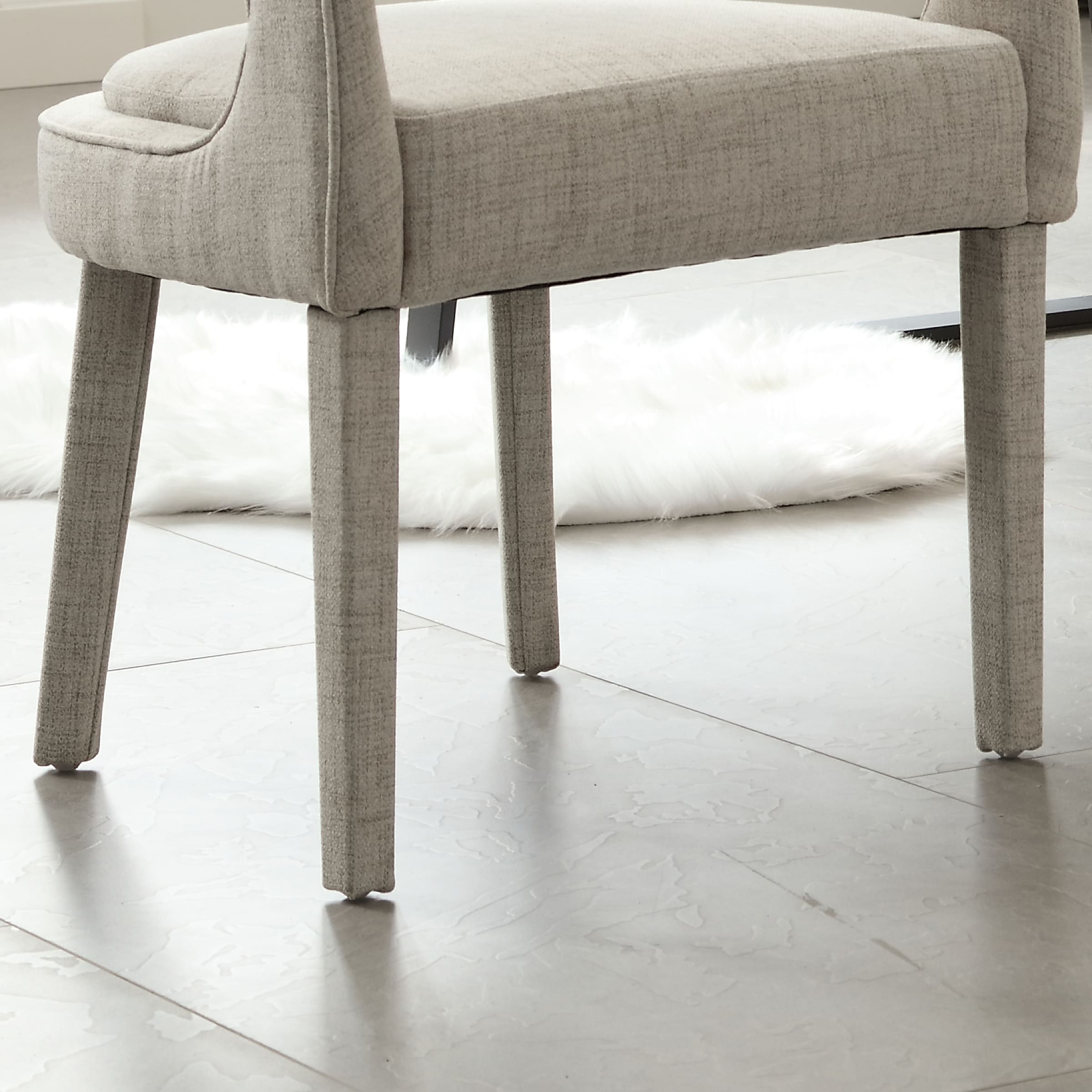 CHICAURA Modern Sloped Arms Chairs Set of 2 - 1944DC