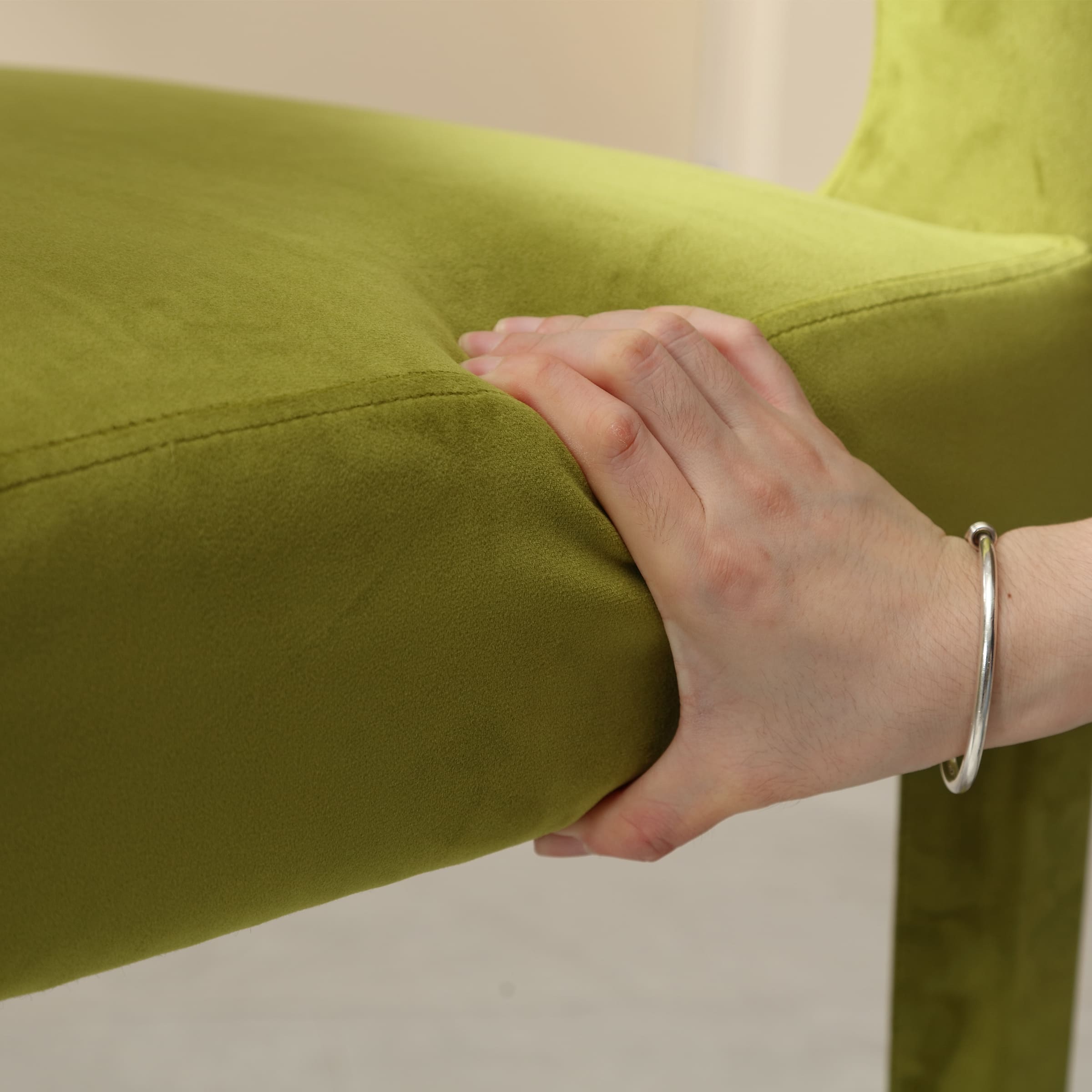 CHICAURA Modern Sloped Arms Chairs Set of 2 - 1944DC