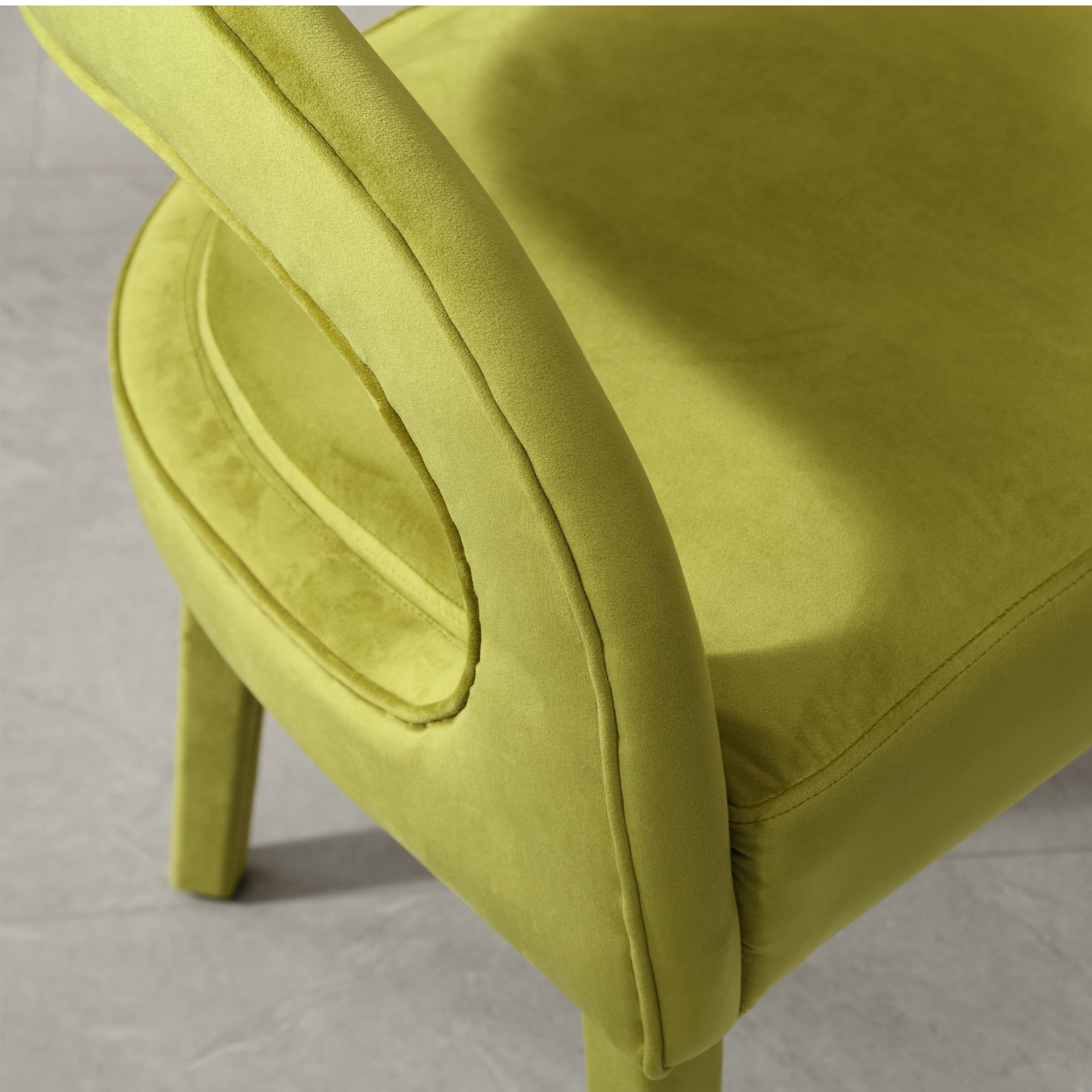 CHICAURA Modern Sloped Arms Chairs Set of 2 - 1944DC