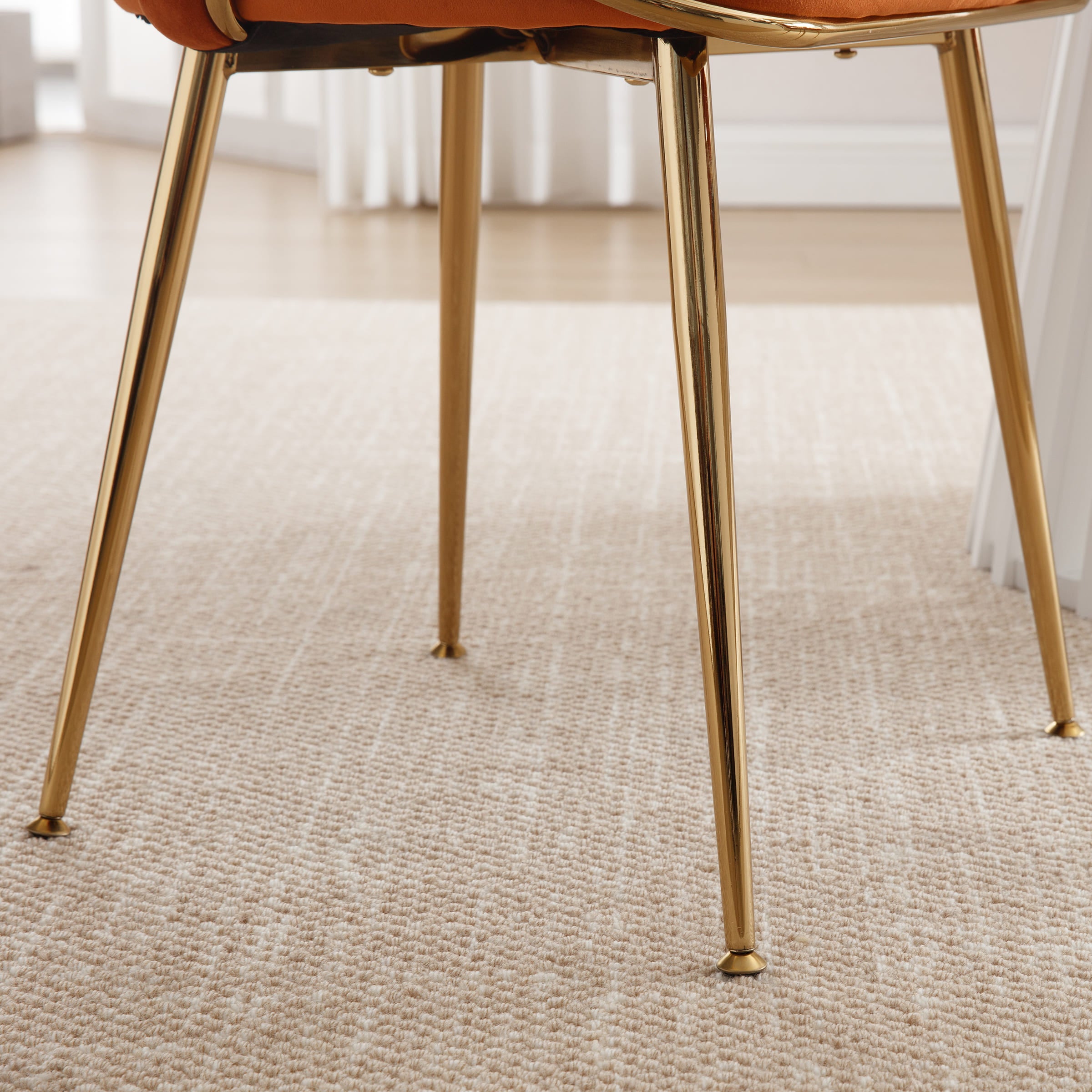 CHICAURA Woven Velvet Dining Chairs Set of 2 - 1561DC