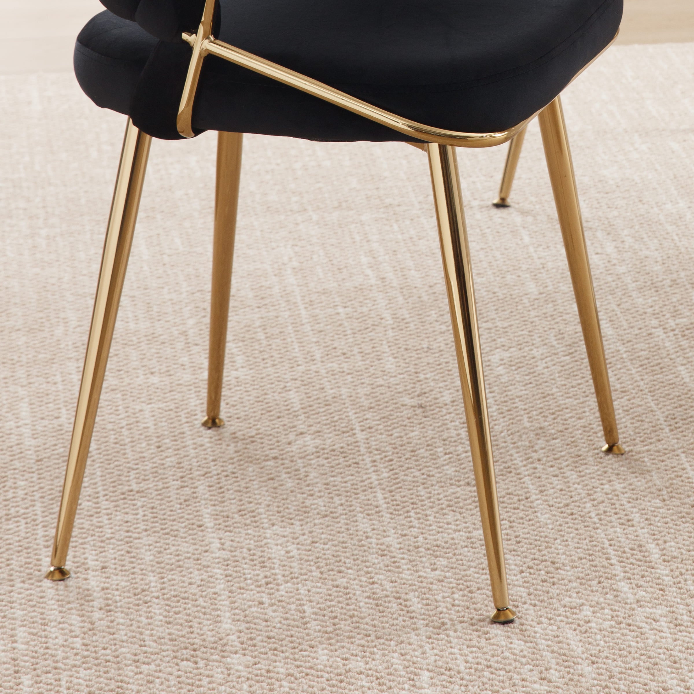 CHICAURA Woven Velvet Dining Chairs Set of 2 - 1561DC