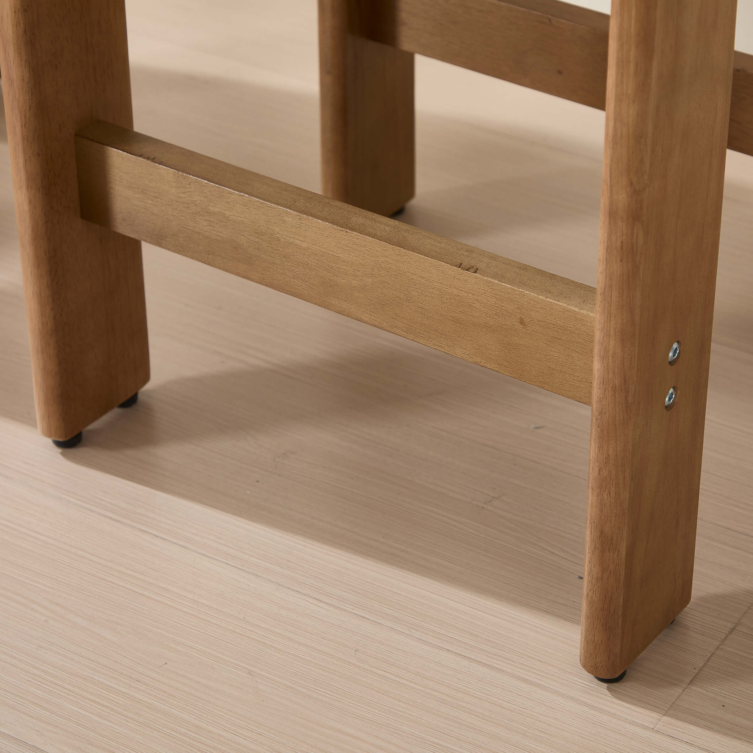 CIMOTA 26-inch Farmhouse Saddle Seat Bar Stools Set of 2 - 5852CS