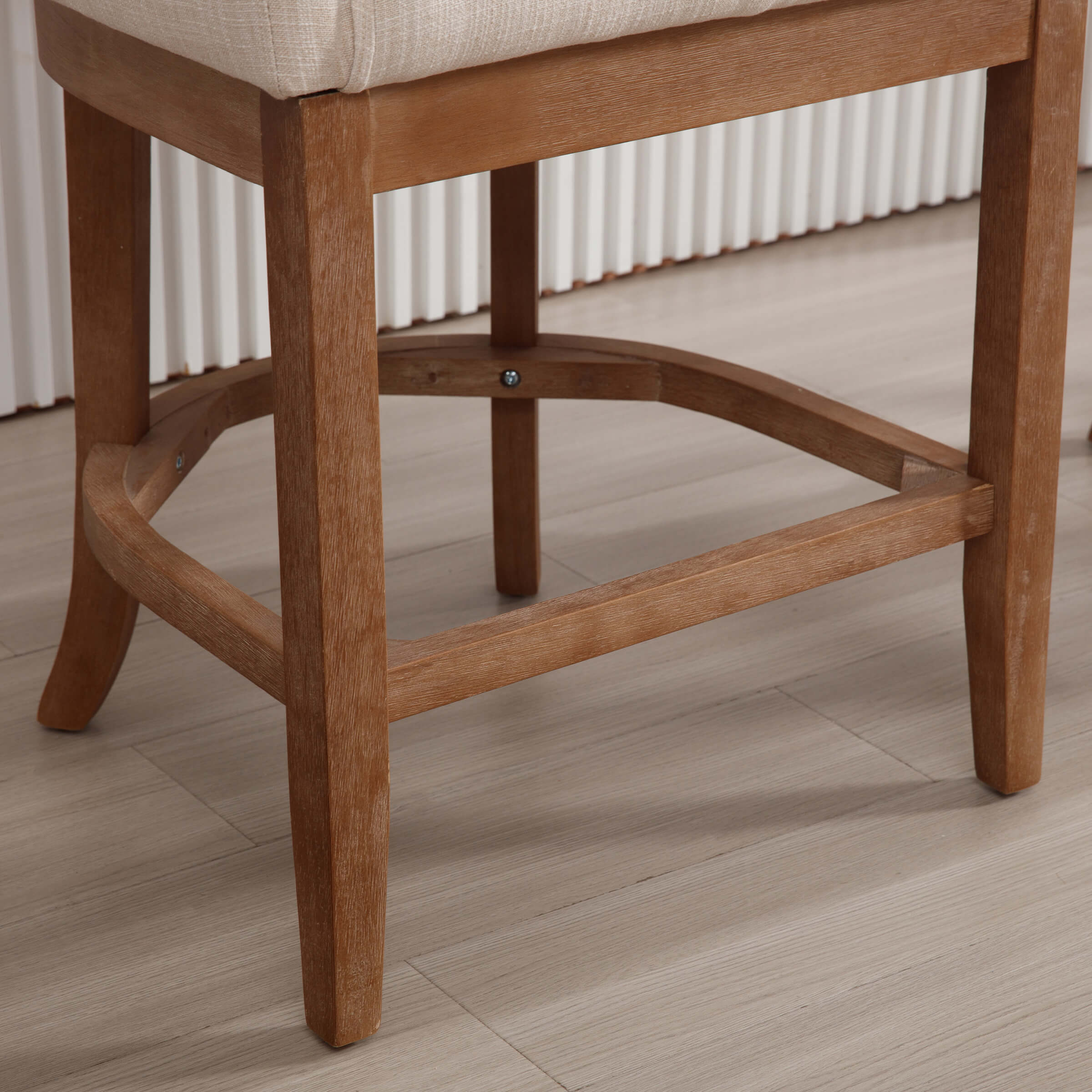 26.75"H Linen Counter Stool 1 PCS - 2004CS