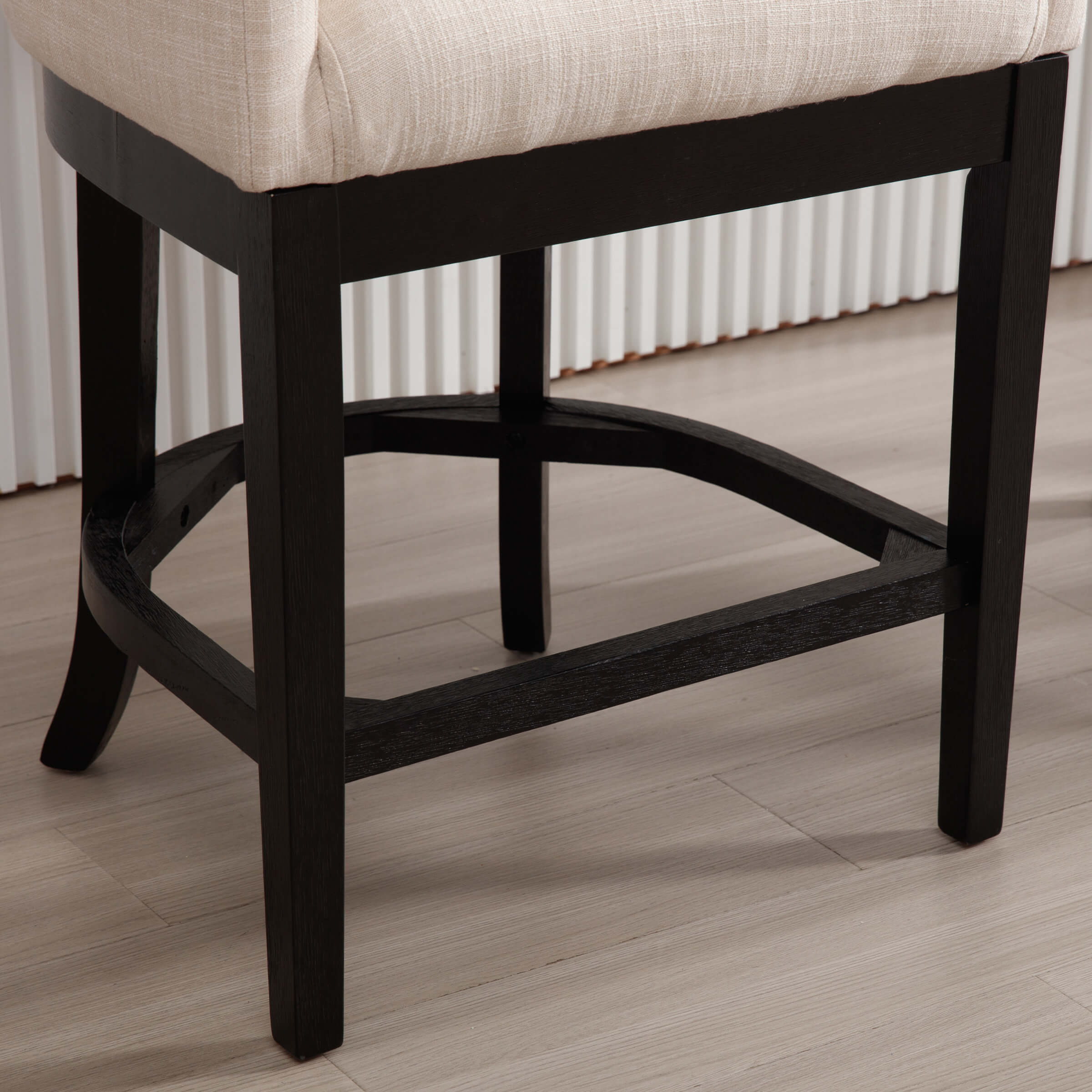 26.75"H Linen Counter Stool 1 PCS - 2004CS