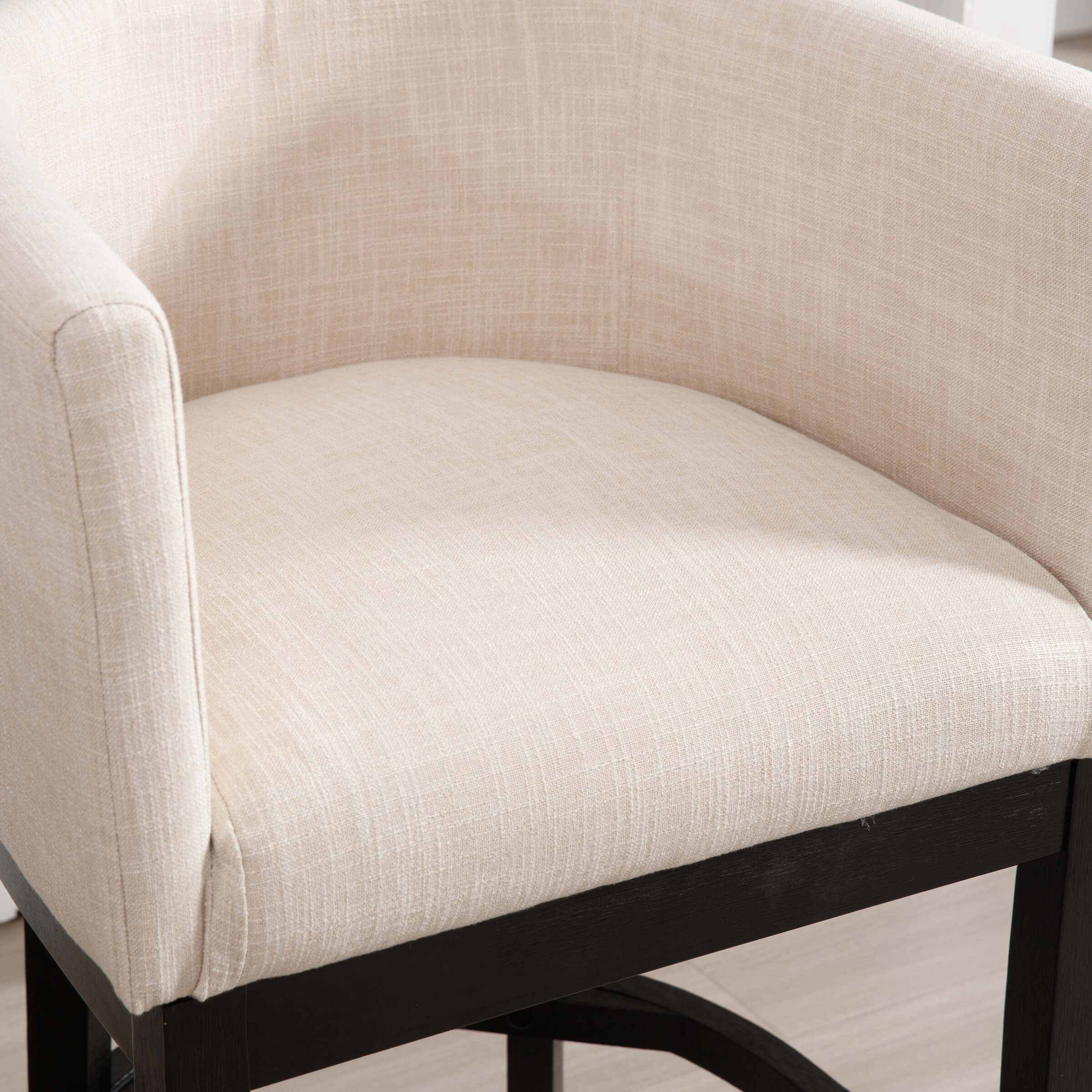 26.75"H Linen Counter Stool 1 PCS - 2004CS