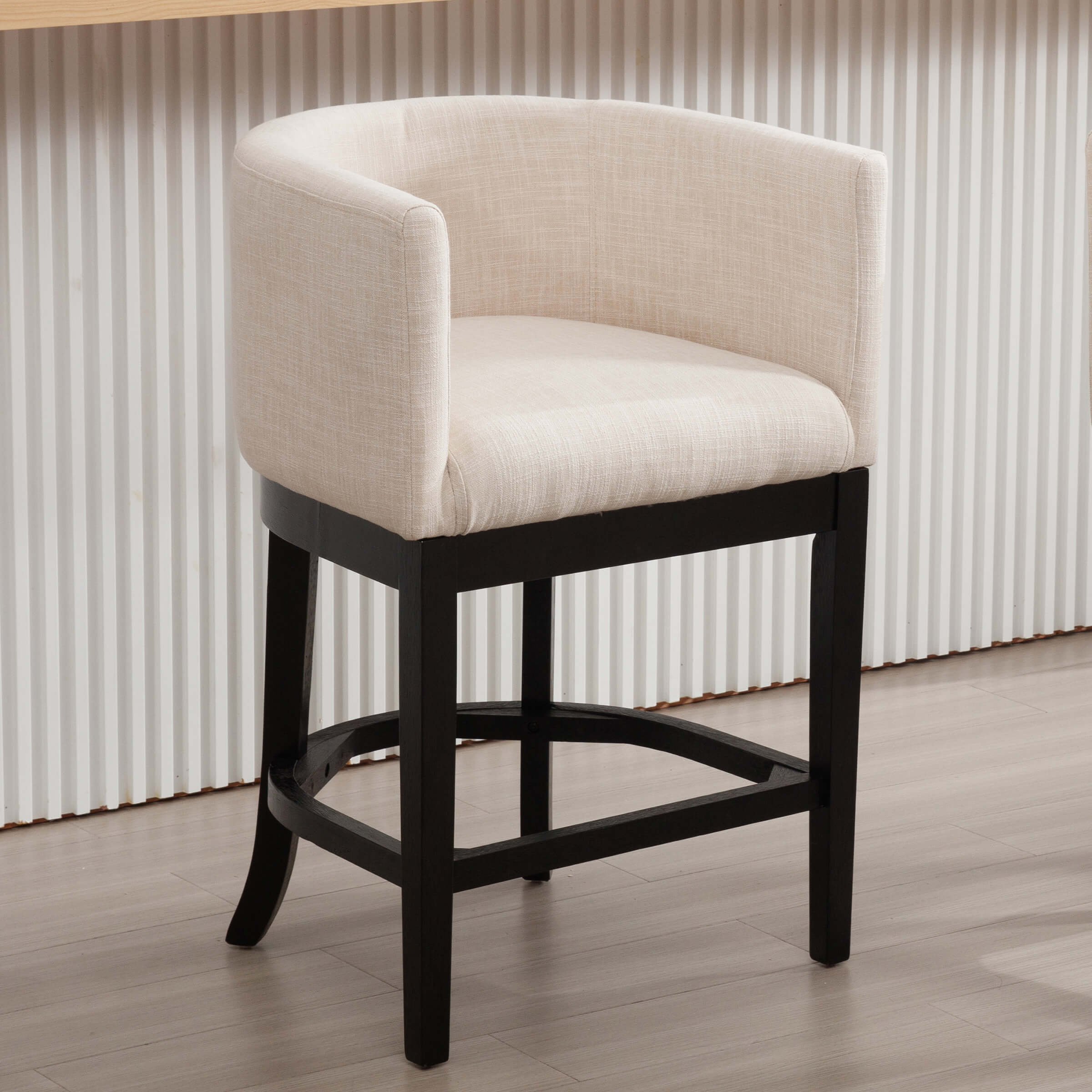 26.75"H Linen Counter Stool 1 PCS - 2004CS