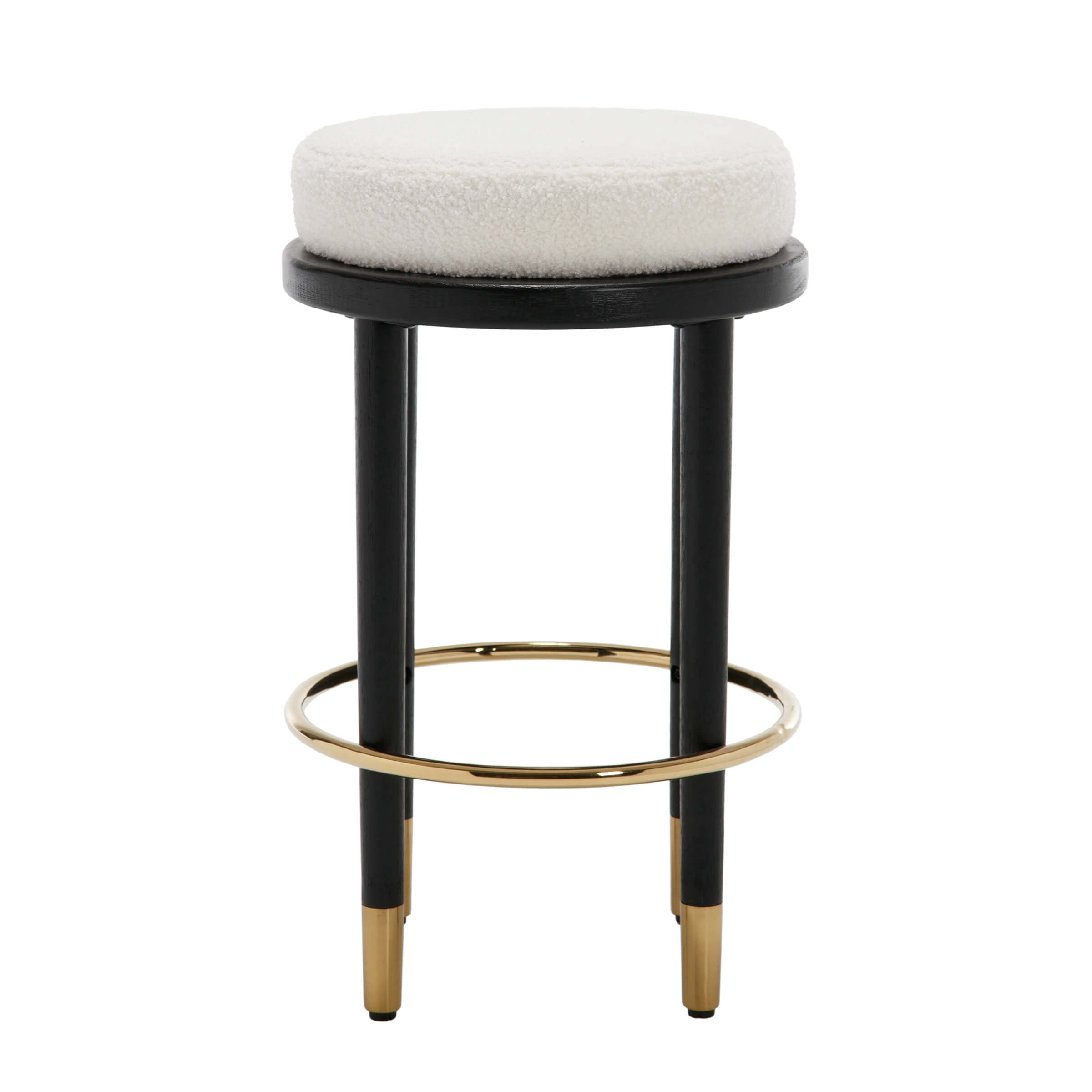 CIMOTA 26"H Backless Round Counter Stools Set of 2- 5783CS