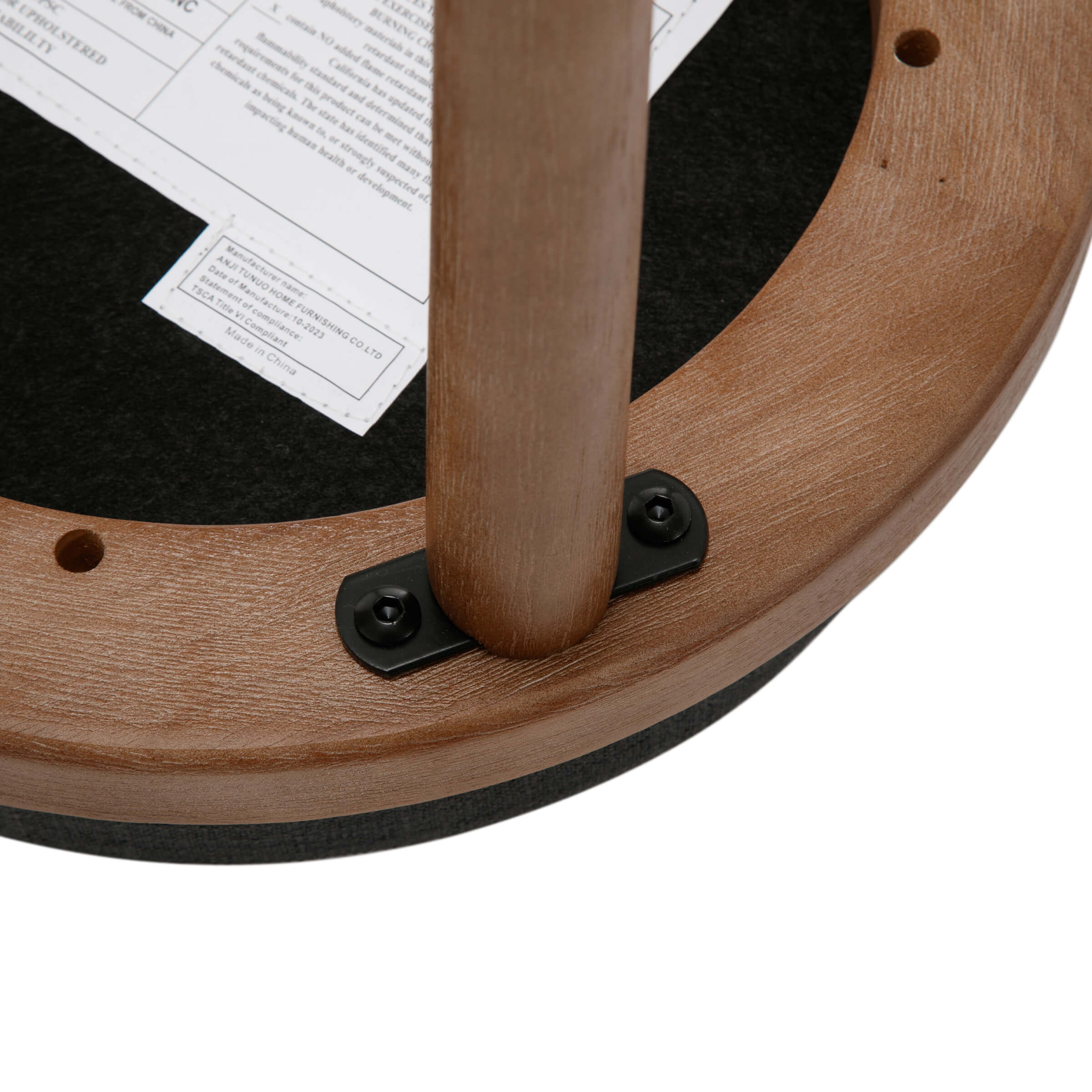 CIMOTA 26"H Backless Round Counter Stools Set of 2- 5783CS