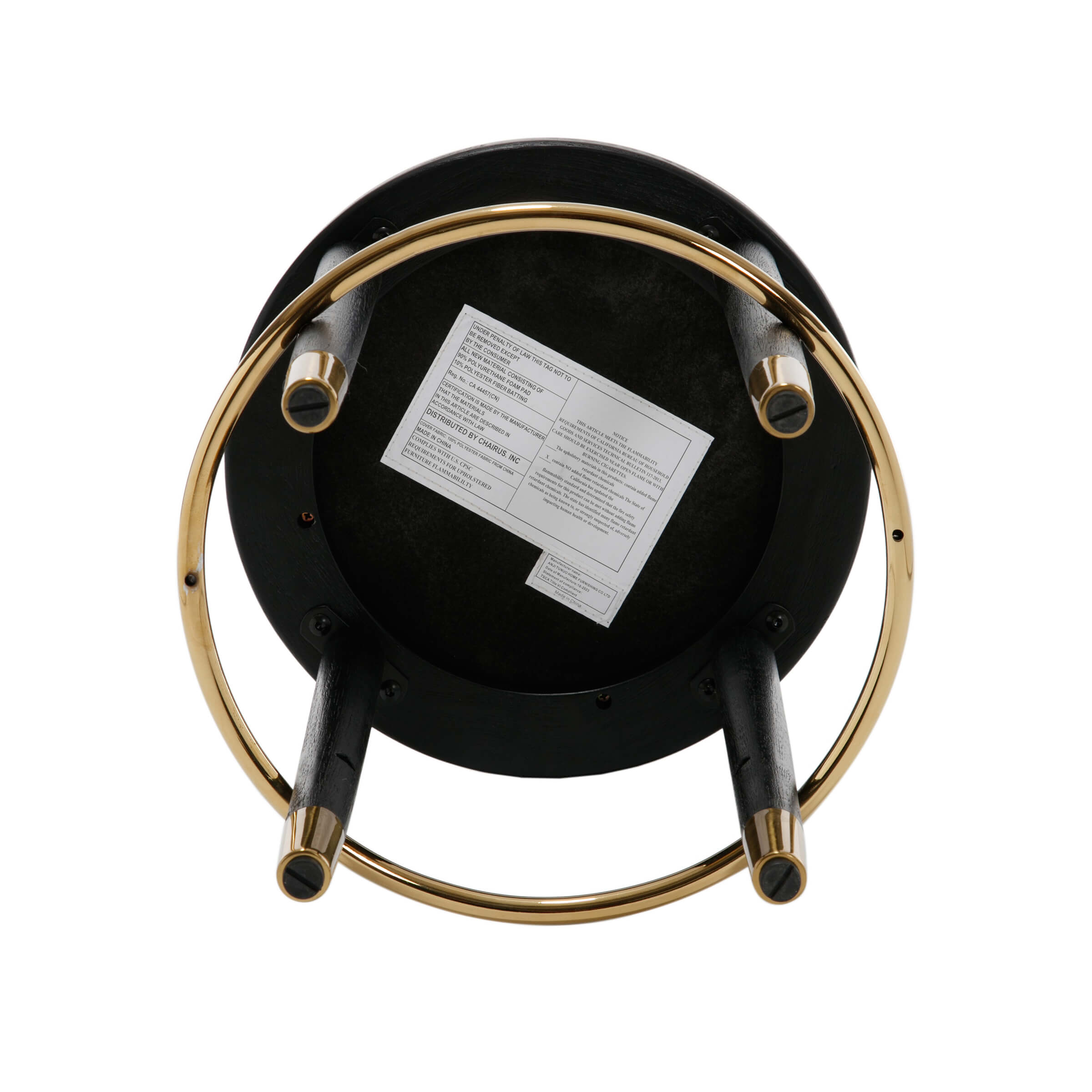 CIMOTA 26"H Backless Round Counter Stools Set of 2- 5783CS