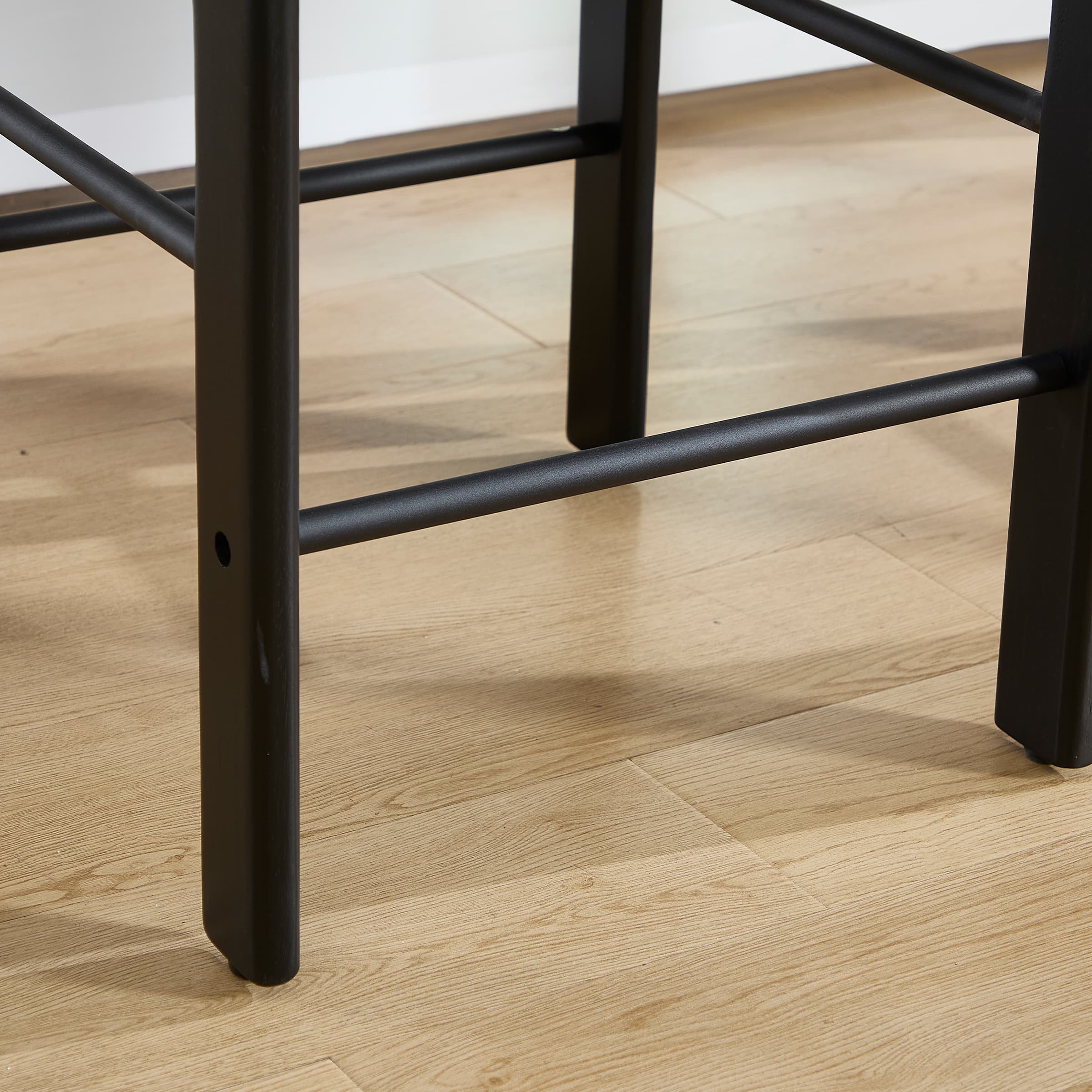 CIMOTA 26"H Curved Armrest Counter Height Bar Stools Set of 2 - 22741CS