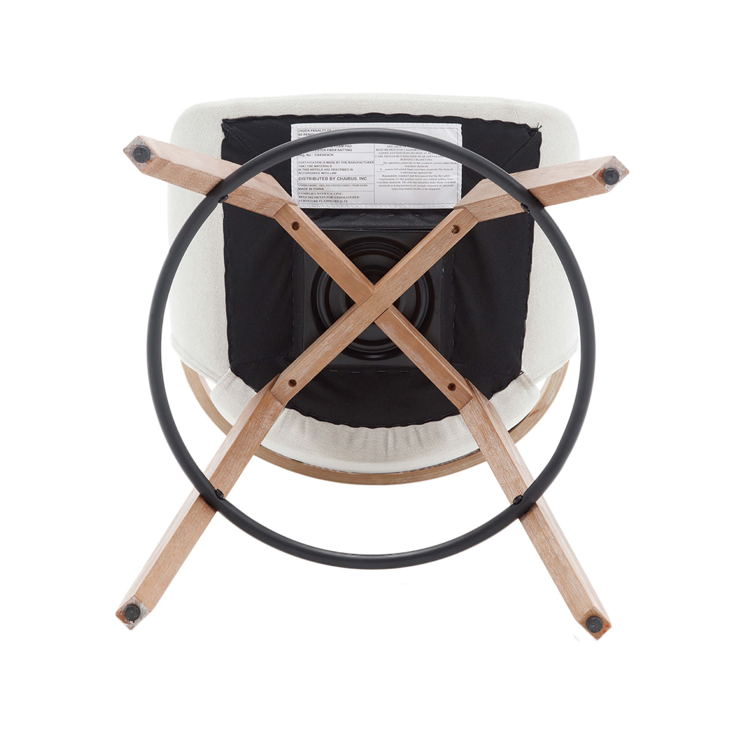 CIMOTA 26"H Swivel Curved Back Counter Stools Set of 2 - 3088CS