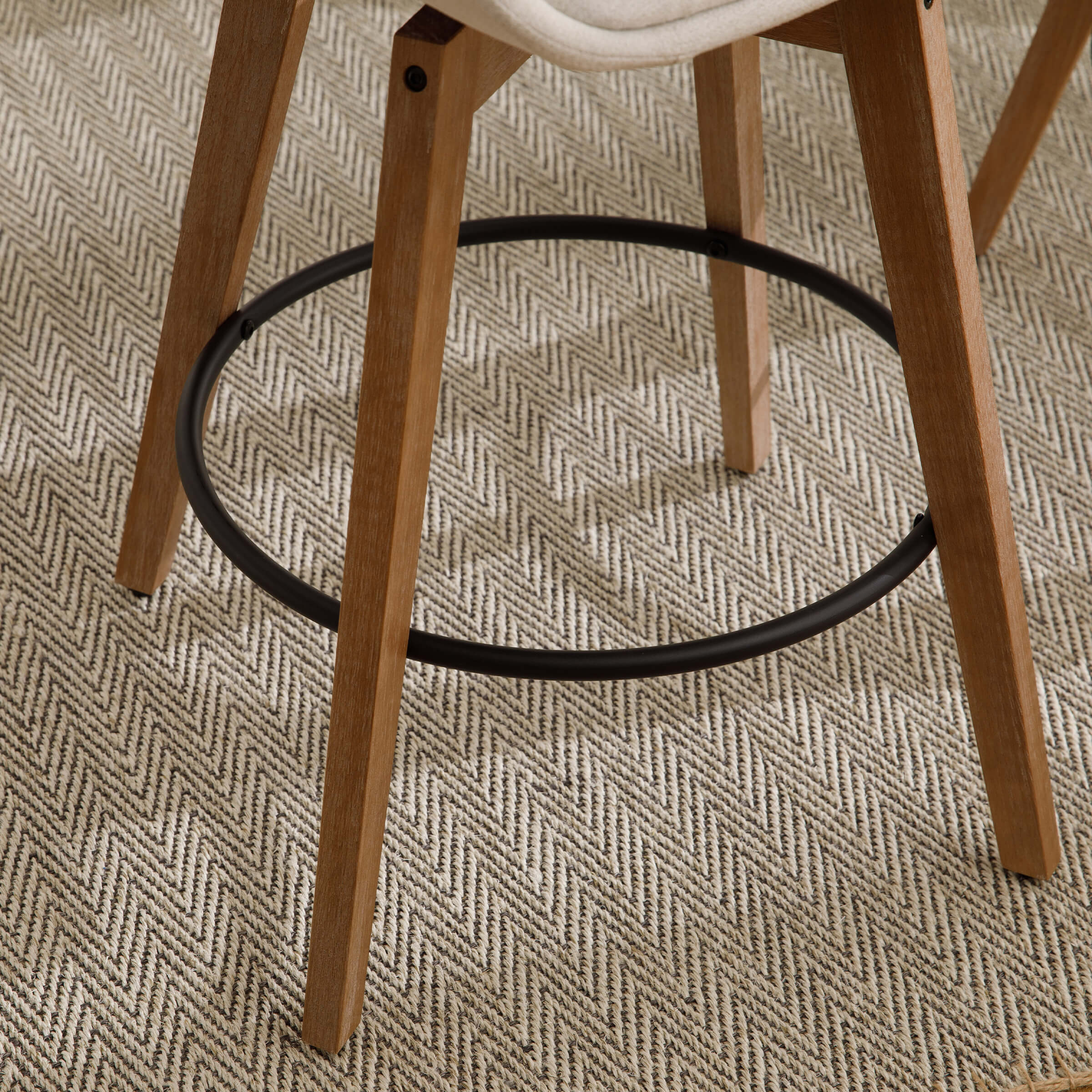 CIMOTA 26"H Swivel Curved Back Counter Stools Set of 2 - 3088CS