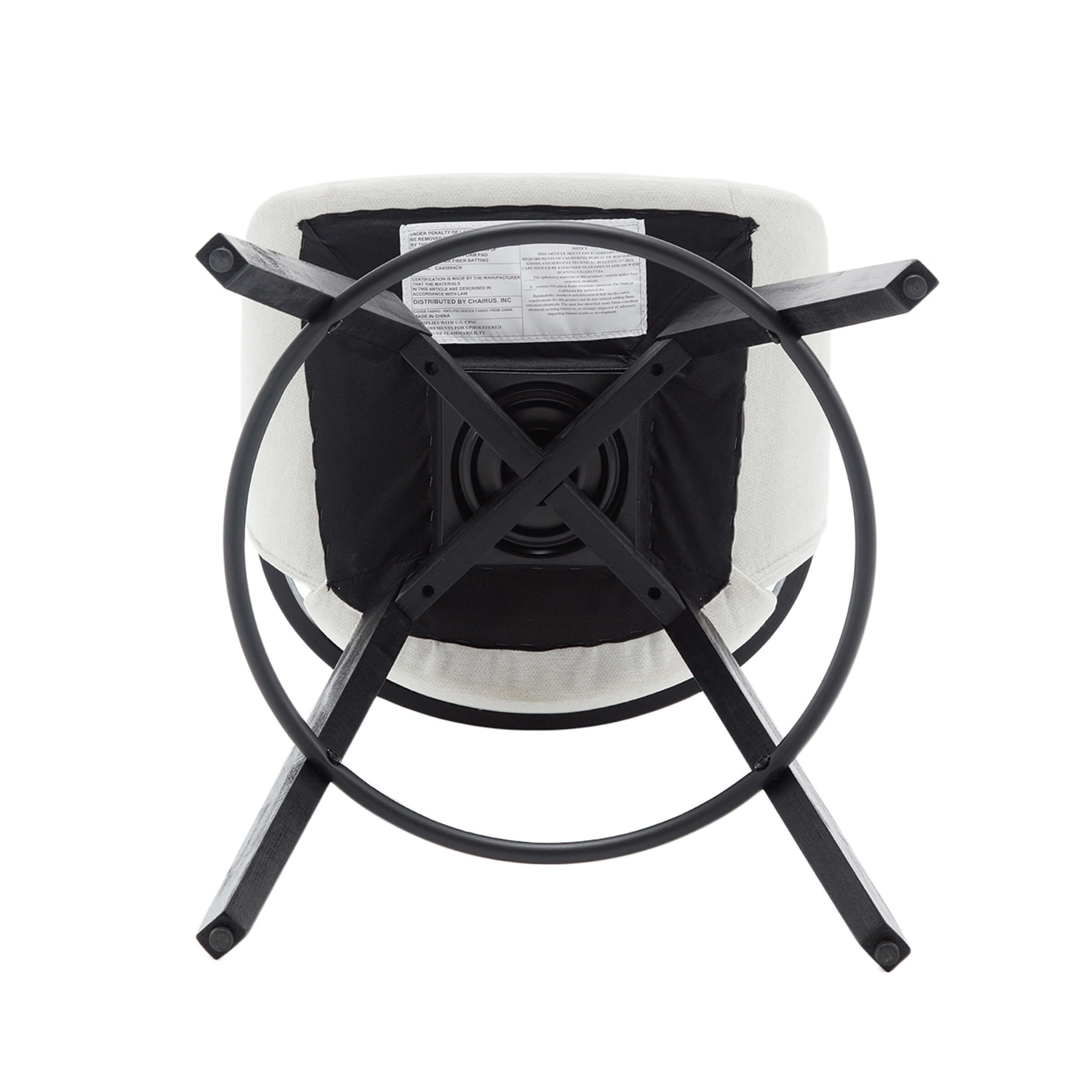 CIMOTA 26"H Swivel Curved Back Counter Stools Set of 2 - 3088CS