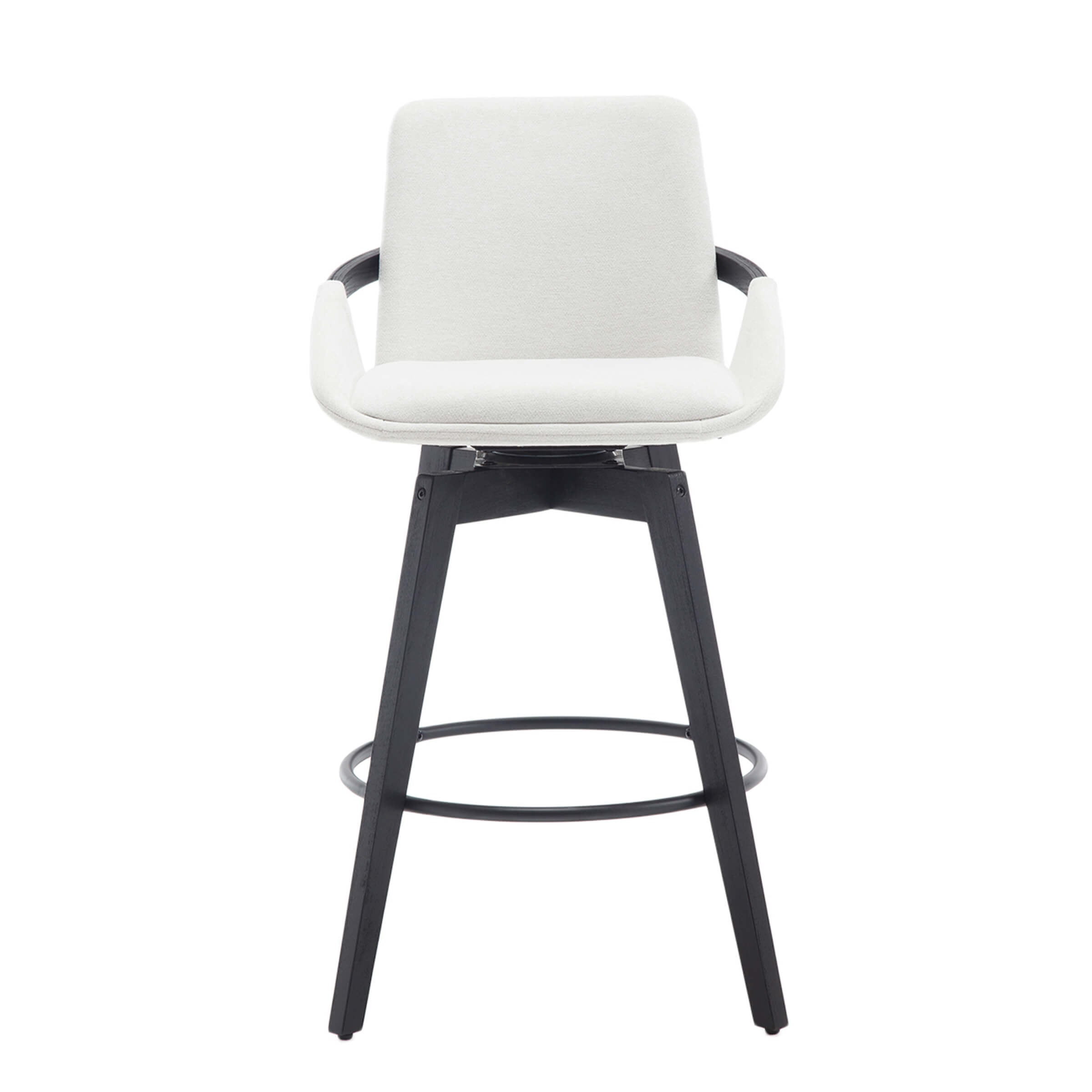 CIMOTA 26"H Swivel Curved Back Counter Stools Set of 2 - 3088CS