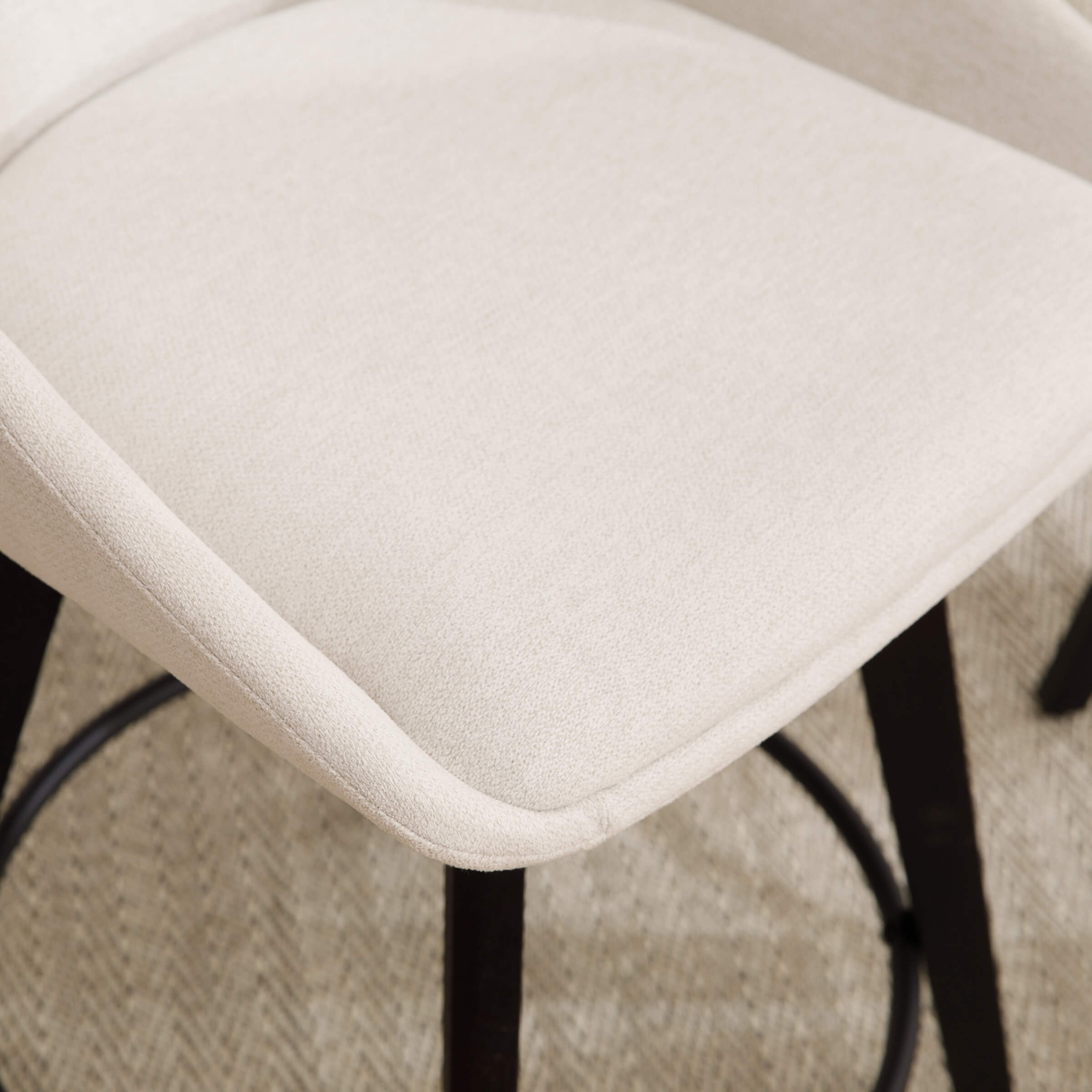 CIMOTA 26"H Swivel Curved Back Counter Stools Set of 2 - 3088CS