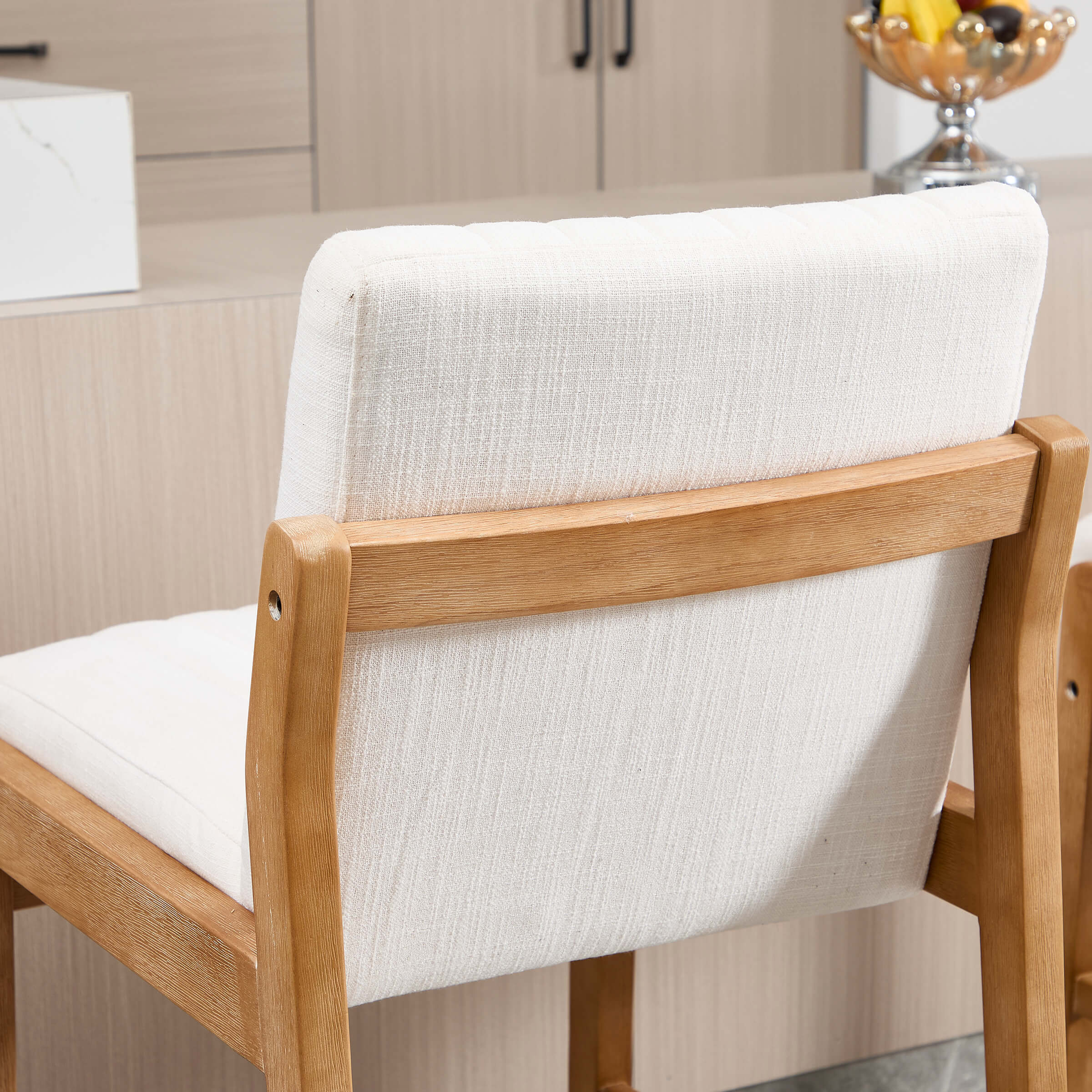 CIMOTA 26"H Upholstered High Back Counter Stools Set of 2 - 21941CS