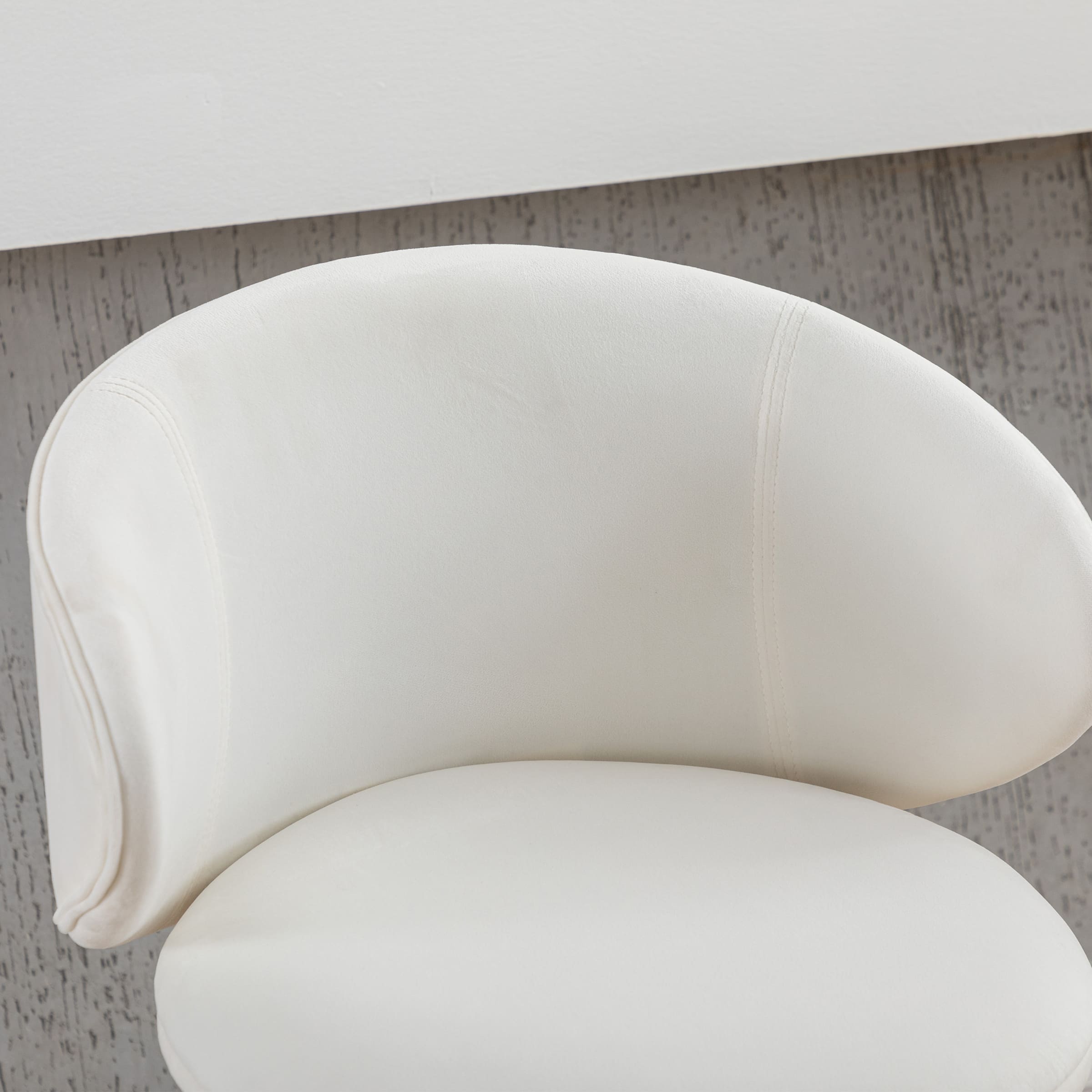 VESCASA 26"H Barrel Backrest Counter Height Stools Set of 2 - 2109CS