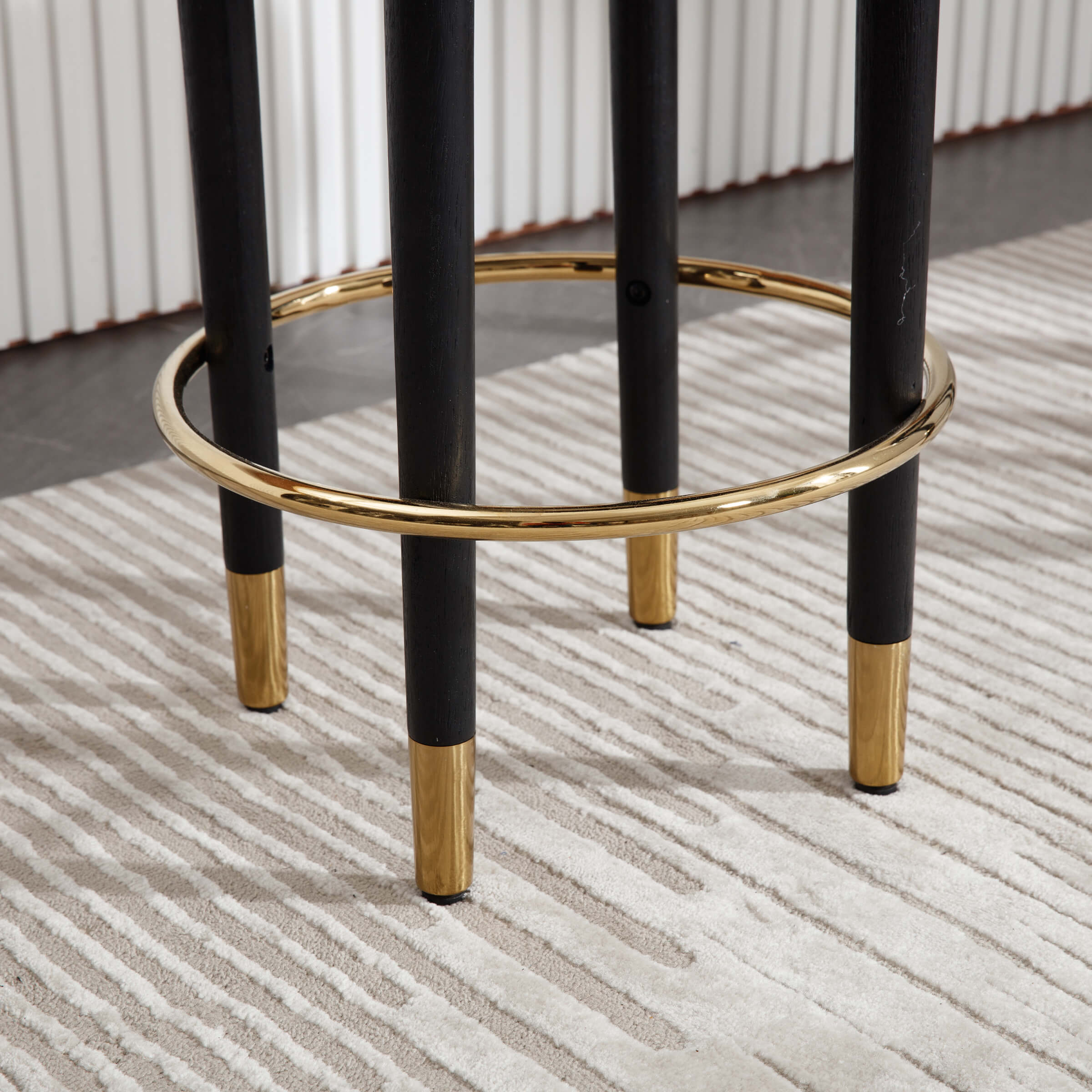 CIMOTA 26"H Backless Round Counter Stools Set of 2- 5783CS