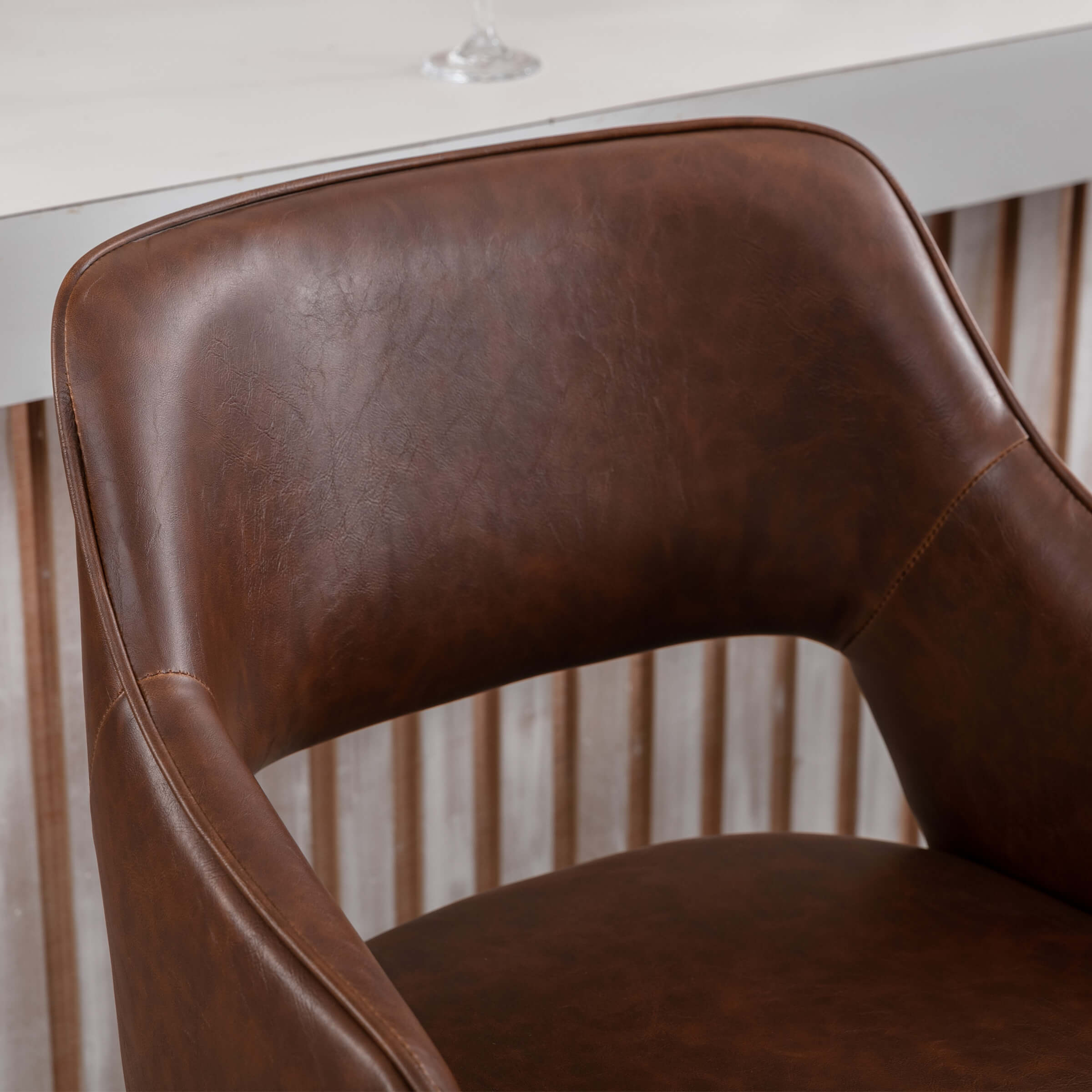 CIMOTA 27"H Open Back Swivel Counter Stools - 6550CS