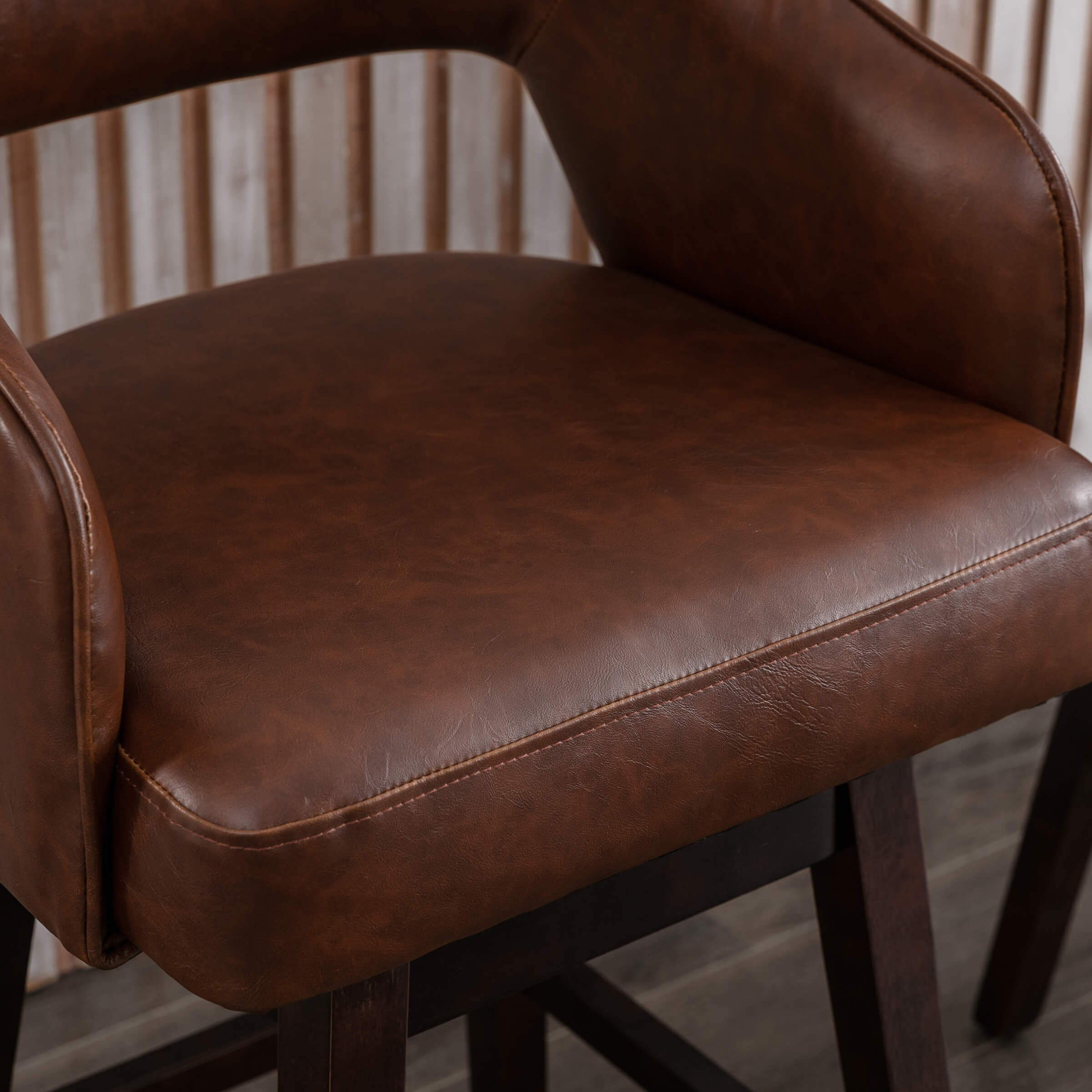 CIMOTA 27"H Open Back Swivel Counter Stools - 6550CS