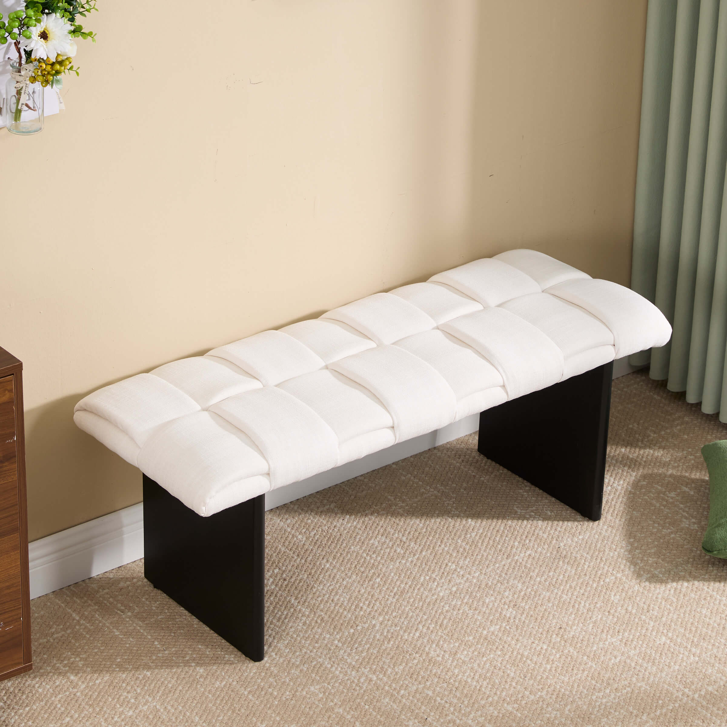 CIMOTA 45”W Modern Wood Legs Bench - 2650BH