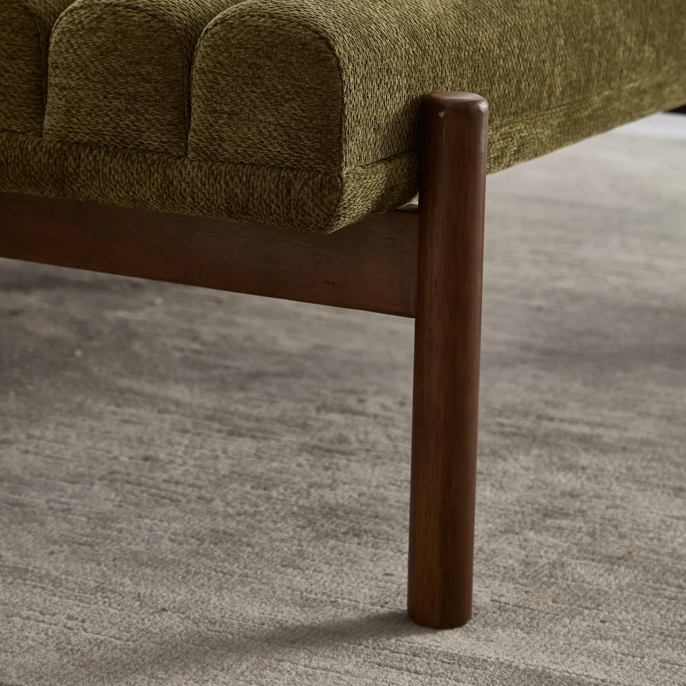 CIMOTA 47" W Entryway Bench with Solid Wood Legs - 3248BH