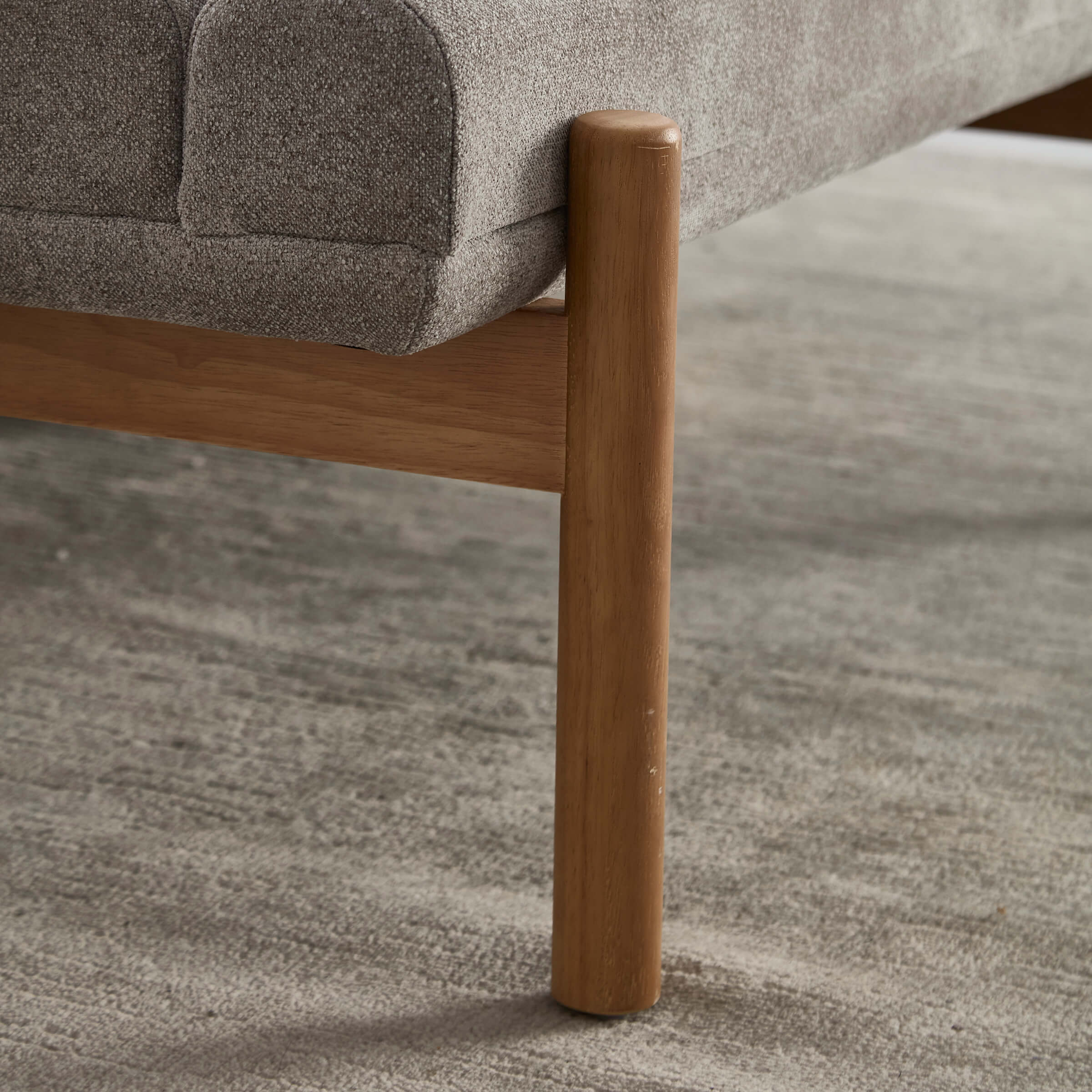 CIMOTA 47" W Entryway Bench with Solid Wood Legs - 3248BH