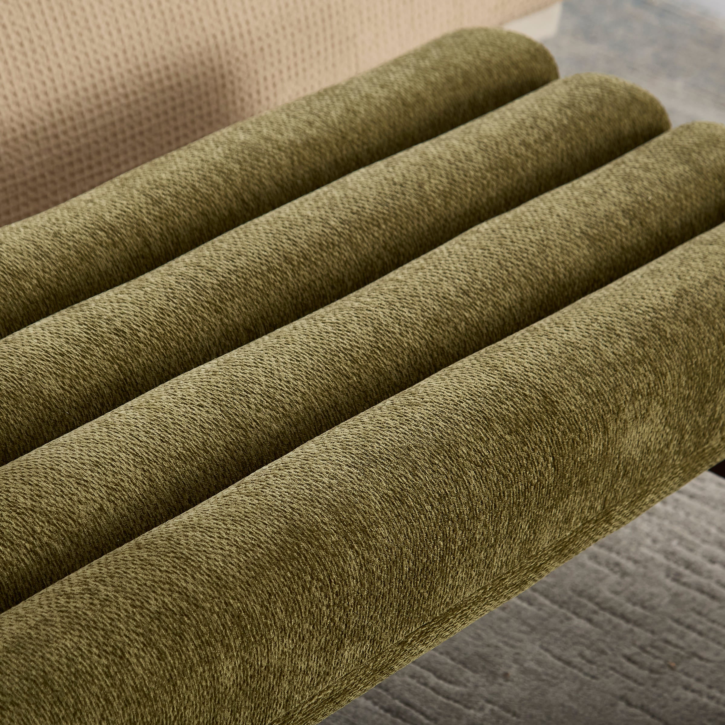 CIMOTA 47" W Entryway Bench with Solid Wood Legs - 3248BH