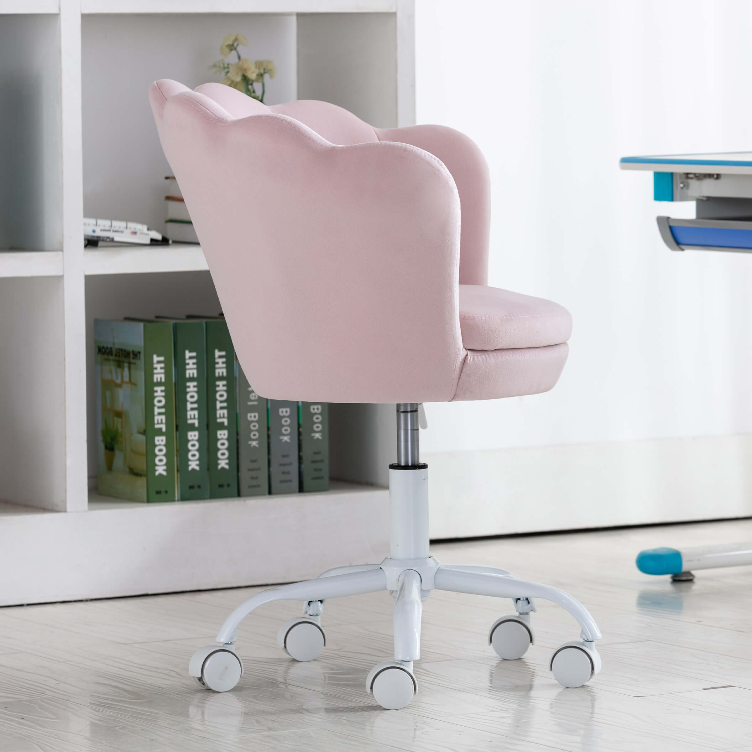 CIMOTA Adjustable Velvet Kids Desk Chair 1 PCS - 1342KC