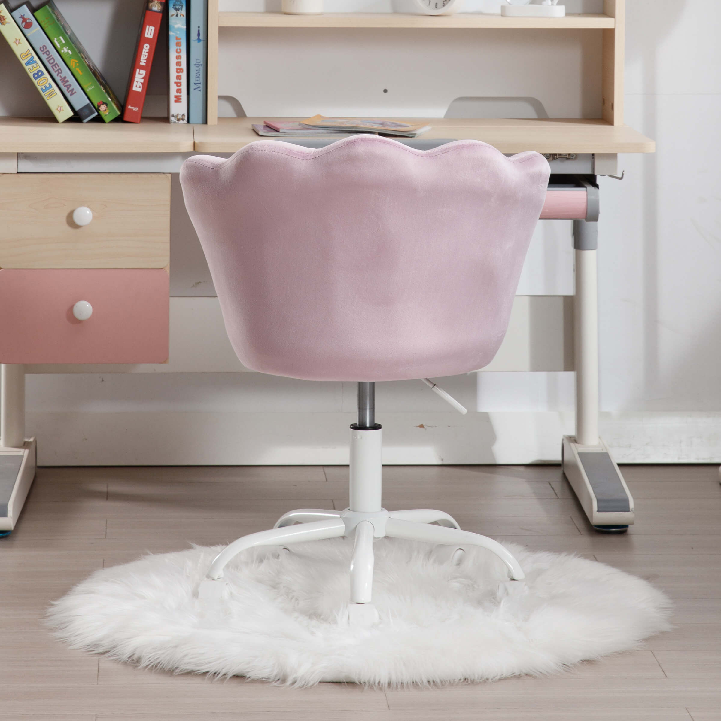 CIMOTA Adjustable Velvet Kids Desk Chair 1 PCS - 1342KC