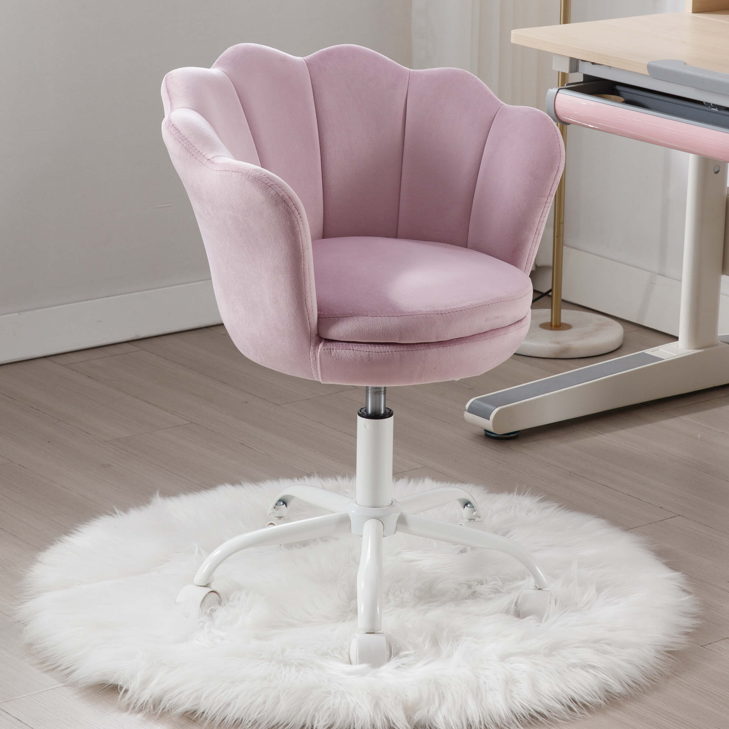 CIMOTA Adjustable Velvet Kids Desk Chair 1 PCS - 1342KC