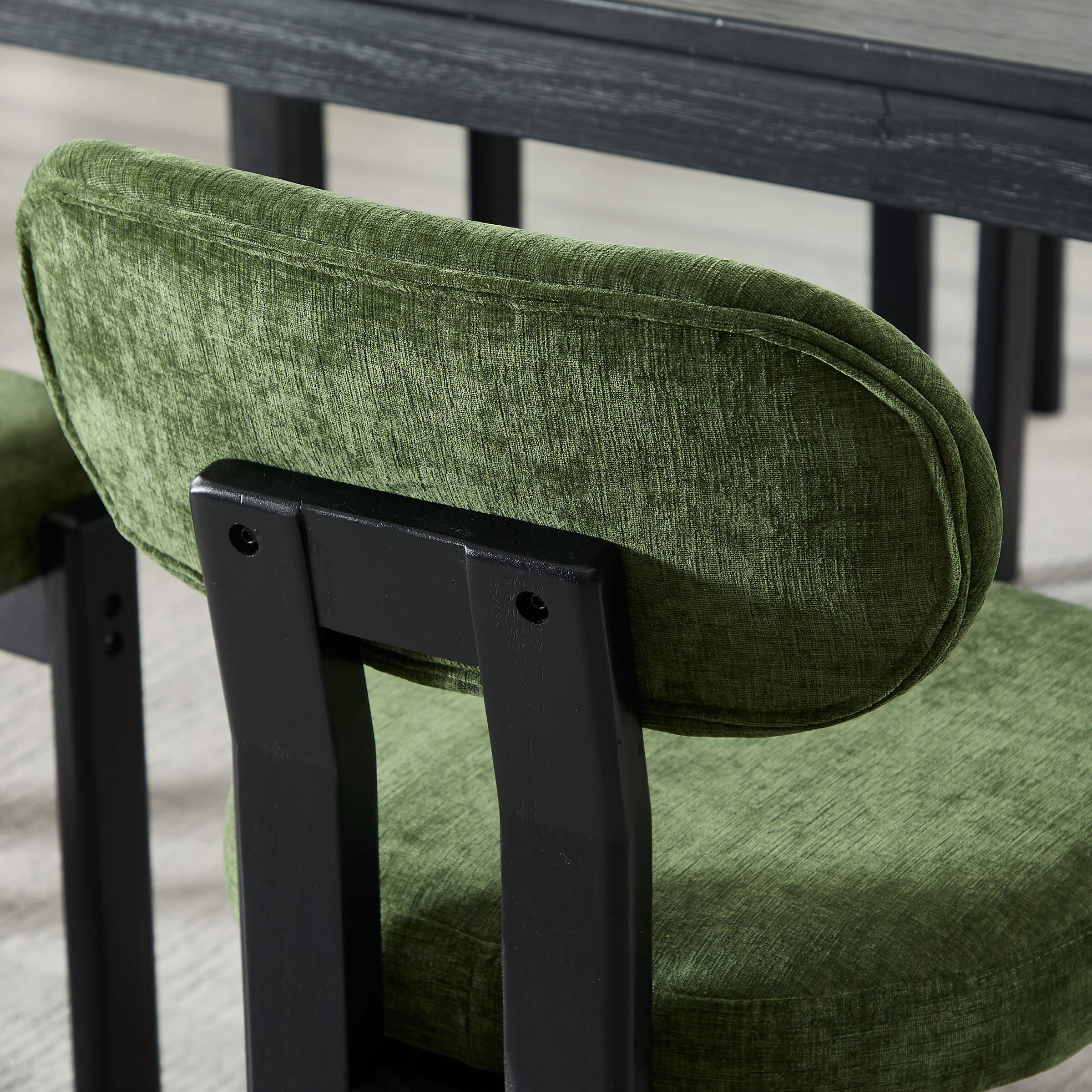 Armless Wood Legs Dining Chairs Set of 2 - 10048DC