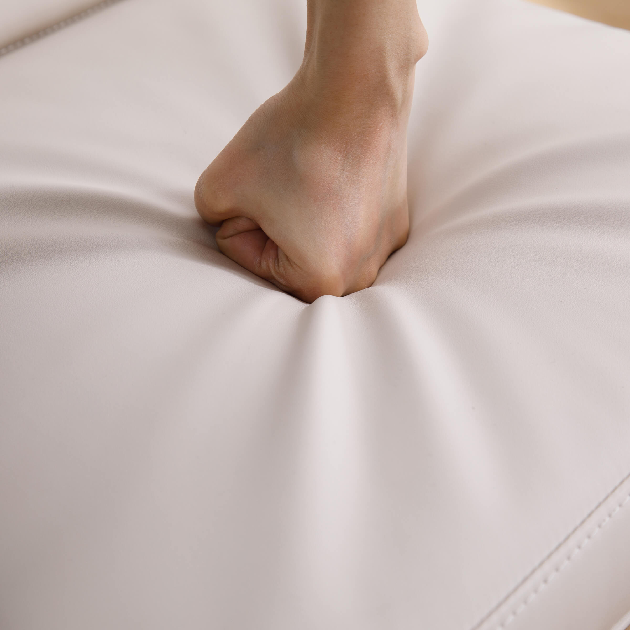 CIMOTA 26"H Removable Cushion Counter Height Stools with Metal Legs Set of 2 - 5734CS