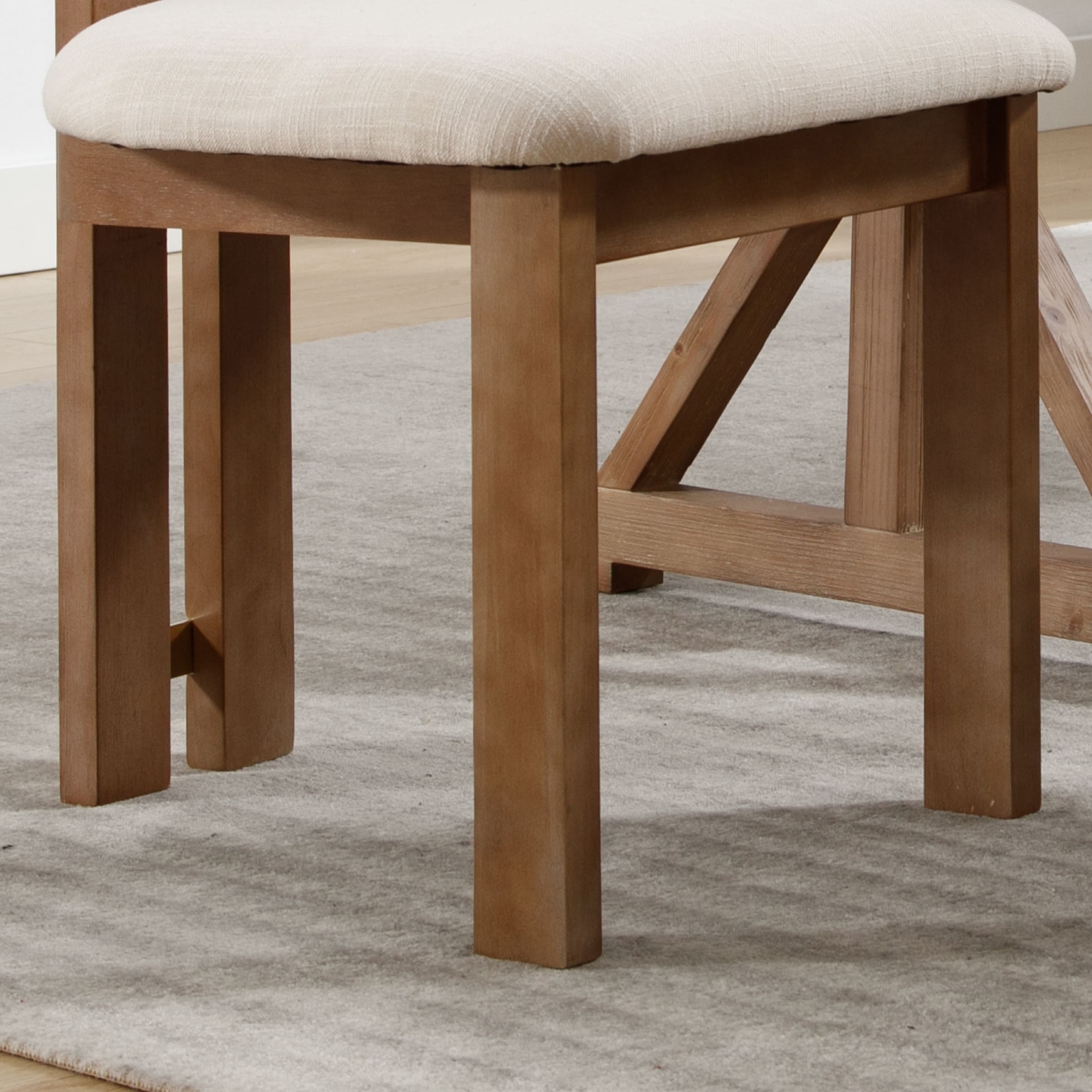 CIMOTA Curve Open Back Dining Chairs Set of 2 - 1936DC