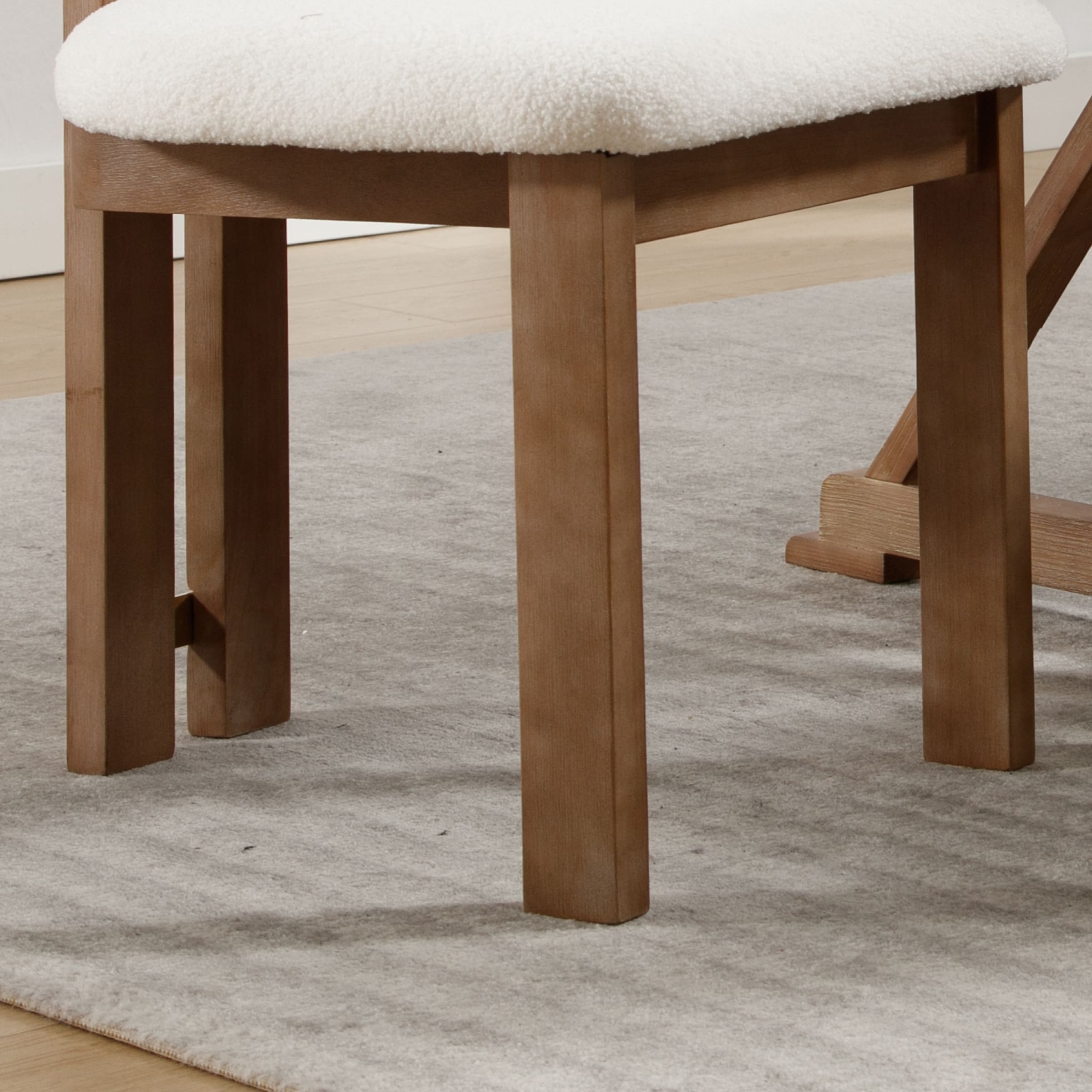 CIMOTA Curve Open Back Dining Chairs Set of 2 - 1936DC