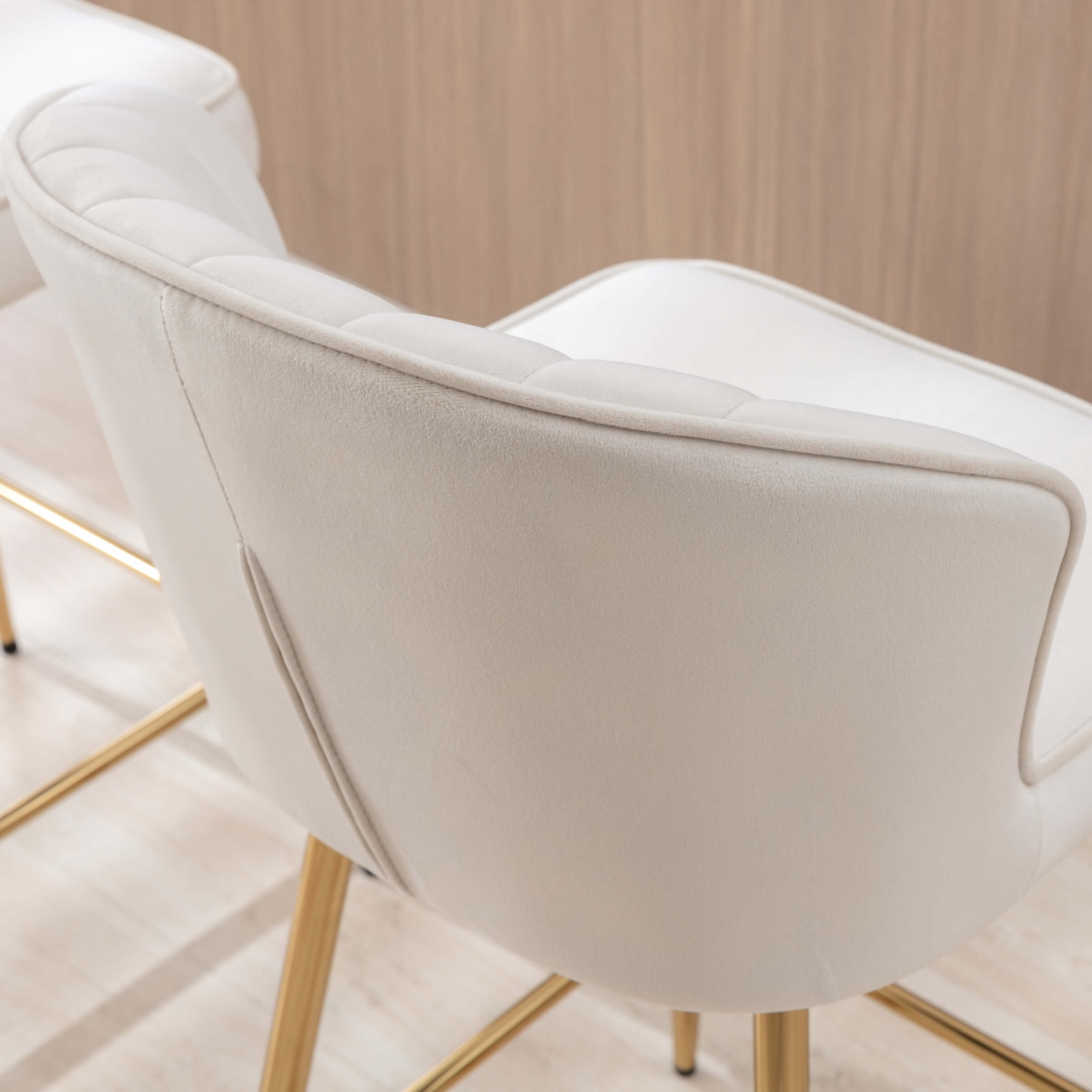 ROCITY Curved Back Counter Stools Set of 2 - 8684CS