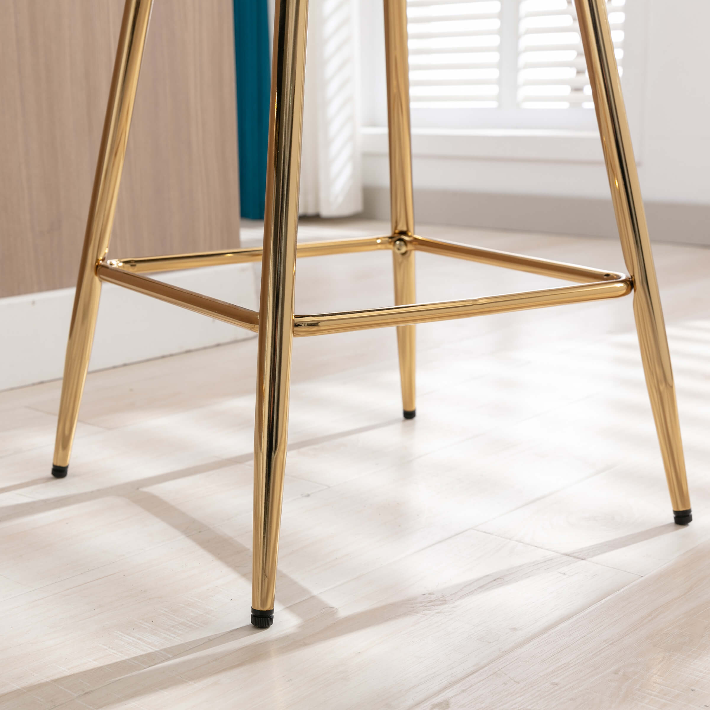 ROCITY Curved Back Counter Stools Set of 2 - 8684CS