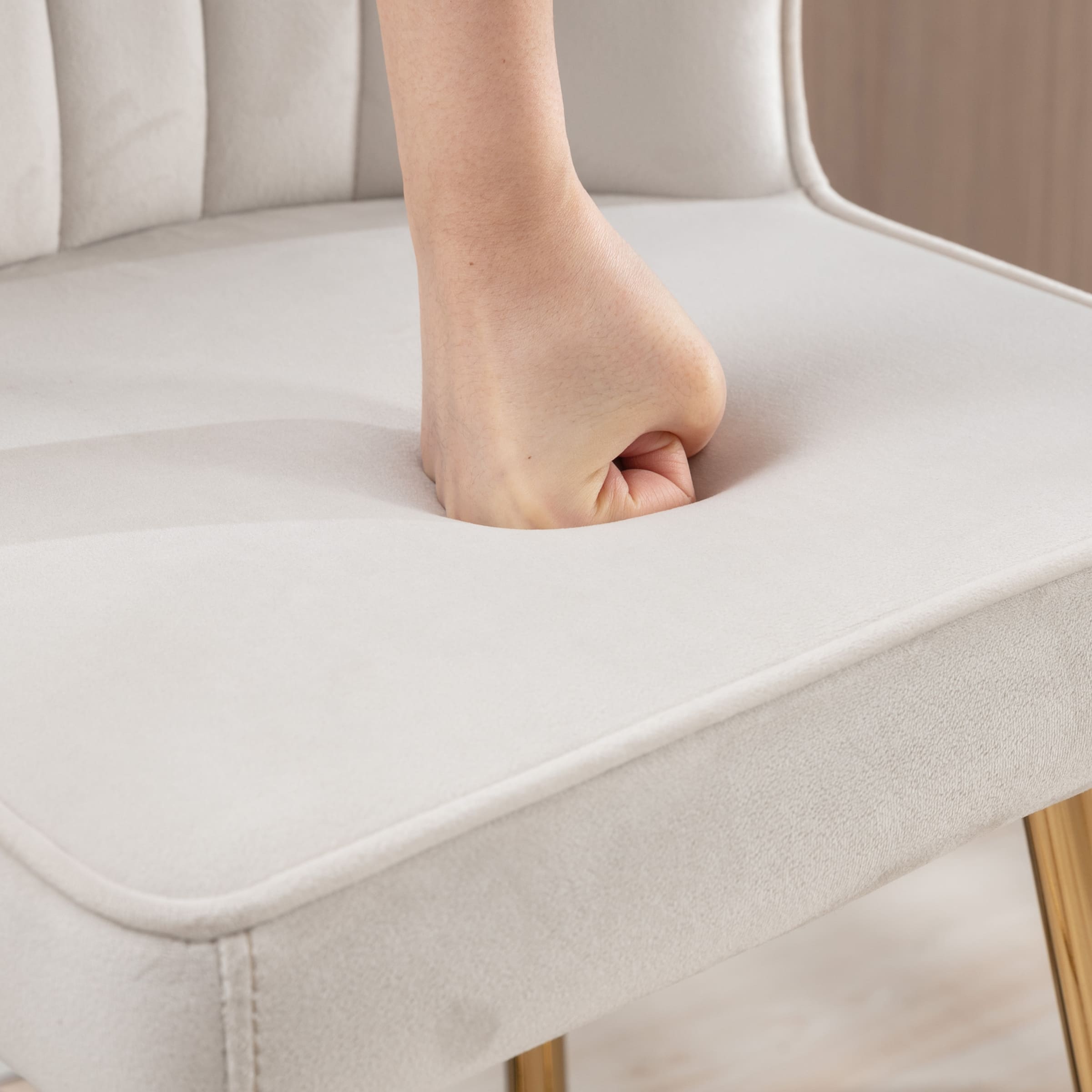 ROCITY Curved Back Counter Stools Set of 2 - 8684CS