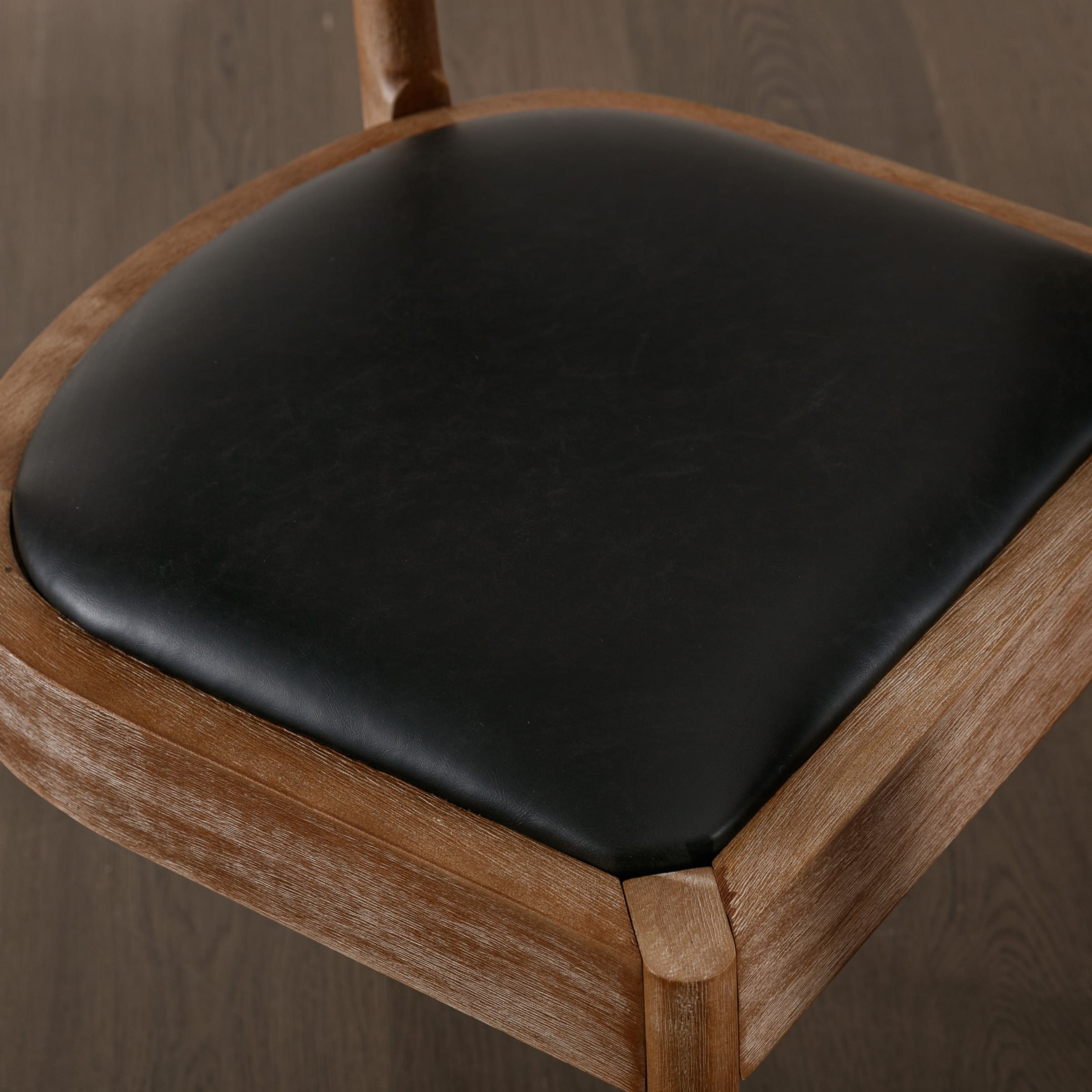 CIMOTA Curved Open Back Upholstered Dining Chairs Set of 2 - 1929DC