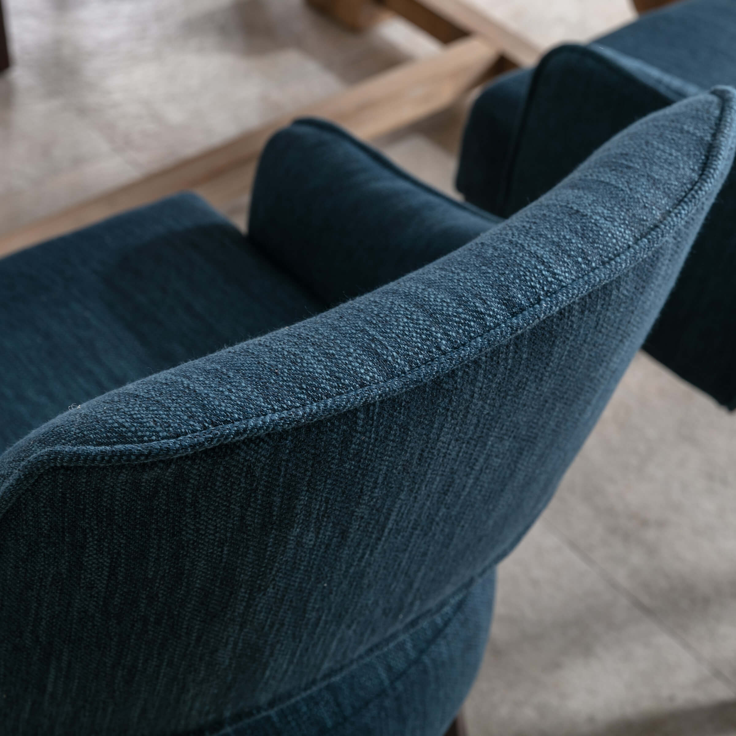 CIMOTA Cutout Back Upholstered Dining Armchair Set of 2 - 7550