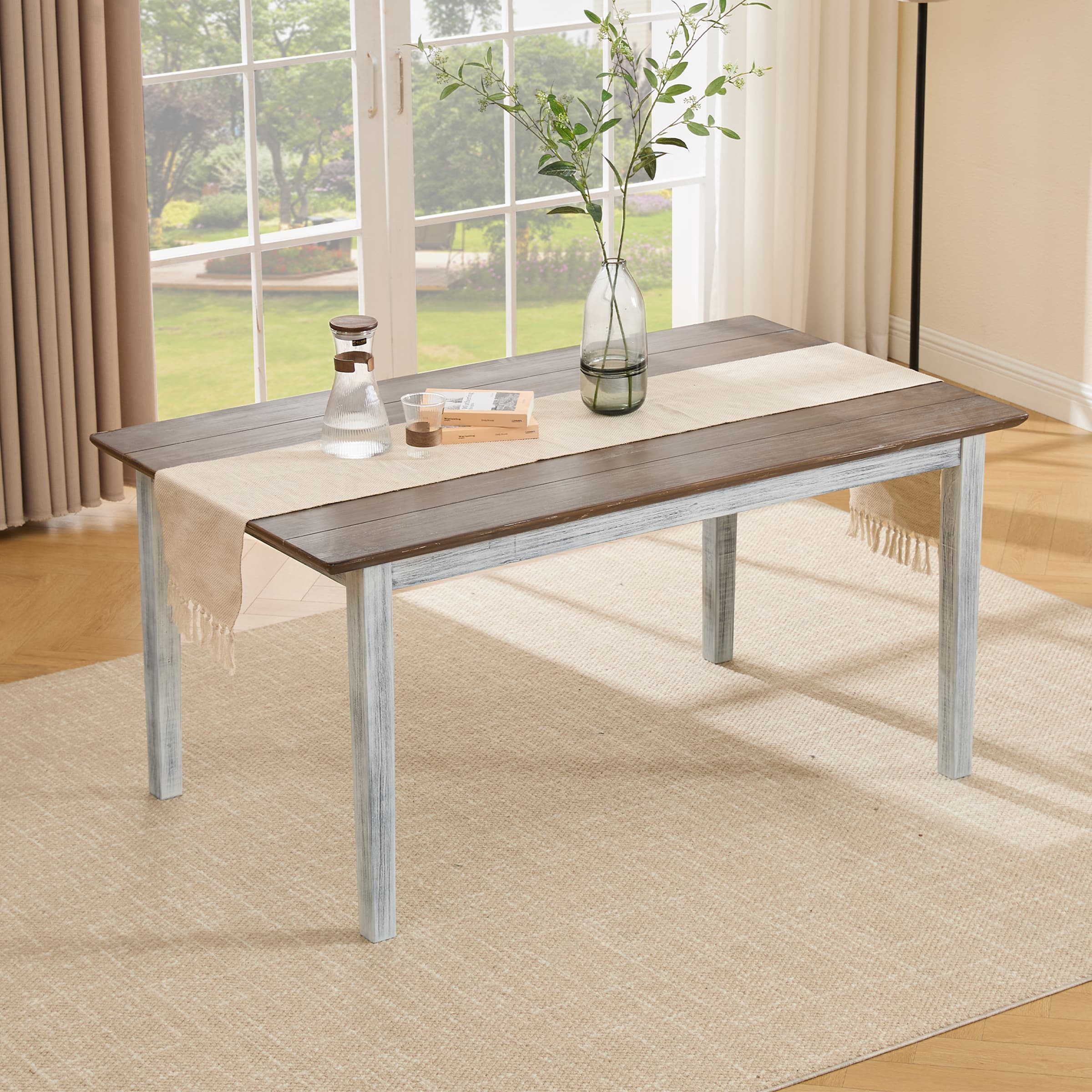 Janoray Farmhouse Wooden Dining Table - 22745DT