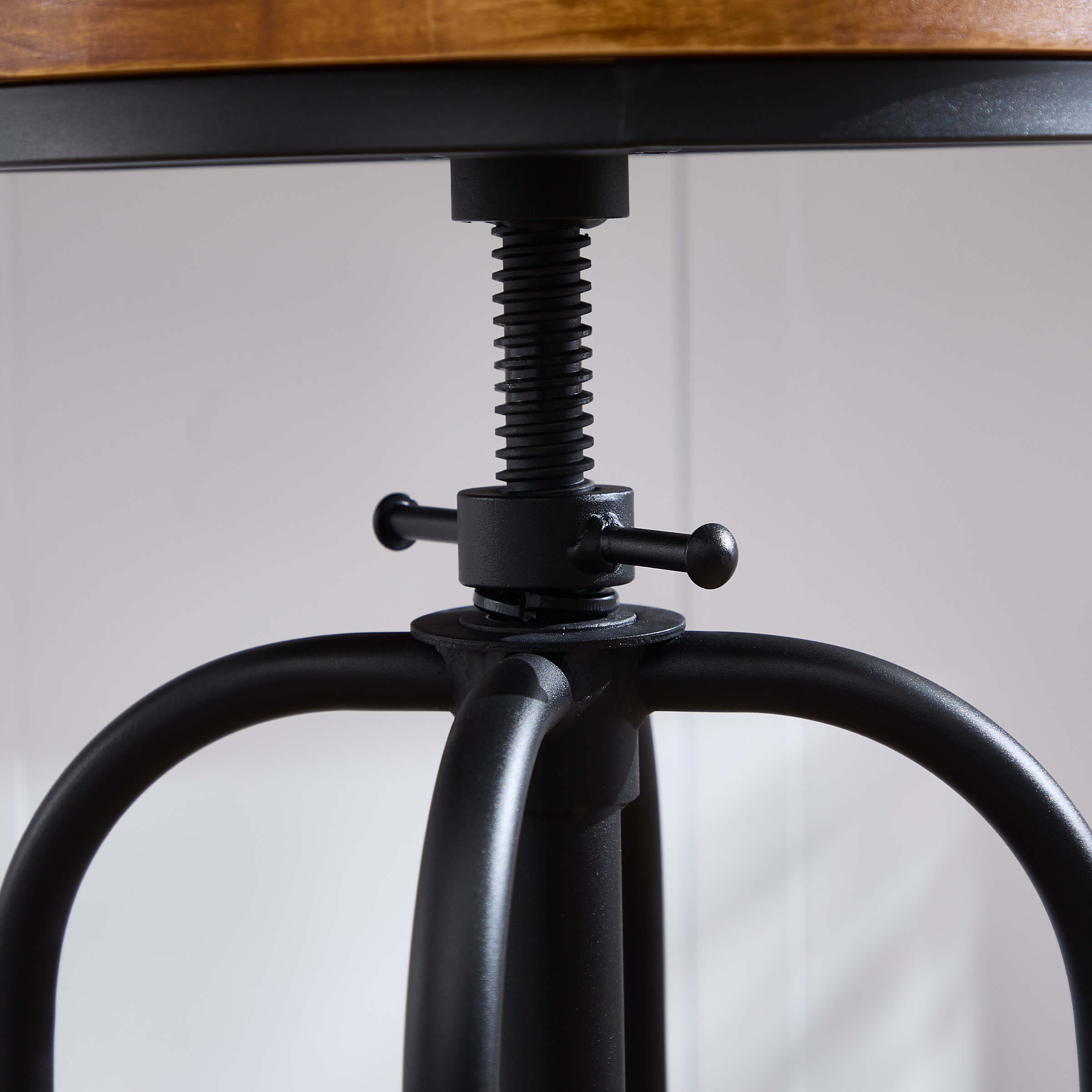 CIMOTA Industrial 26"-32" H Adjustable Backless Bar Stools Set of 2 - XX551AB