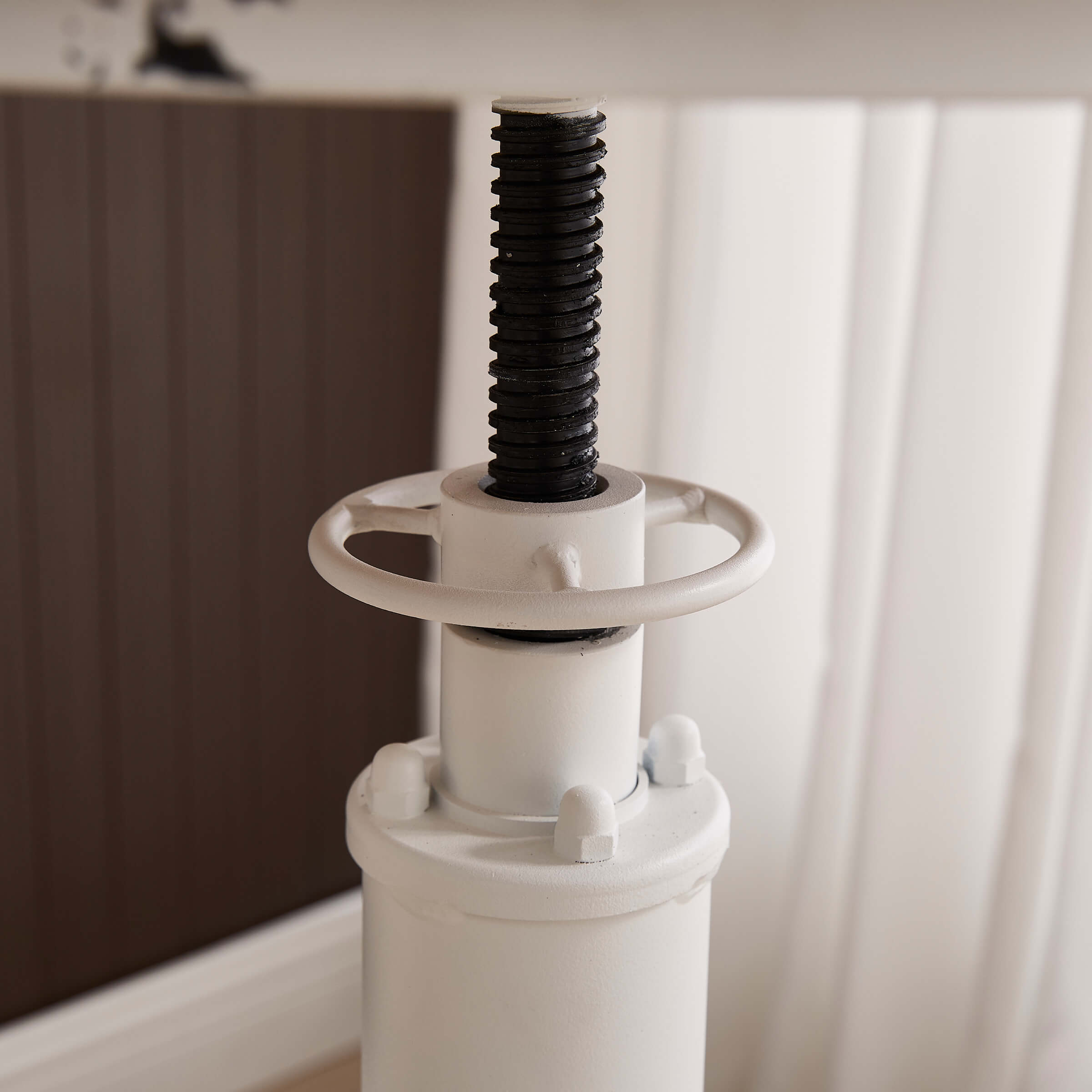 CIMOTA Vintage Industrial Adjustable Hydrant Base Wood Top Bar Table - XX112BT