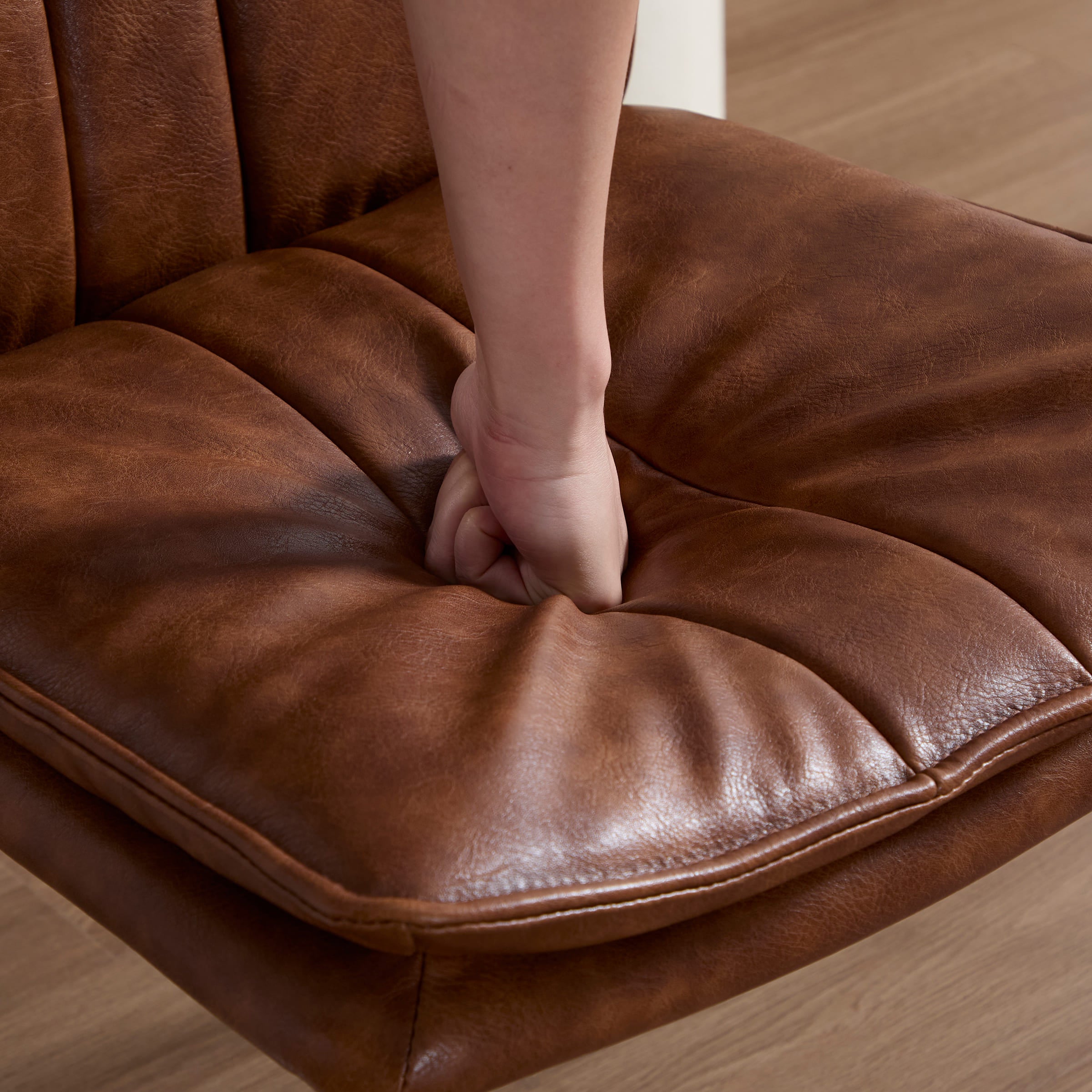 CIMOTA Leather Dining Chairs Set of 2 - 5197DC