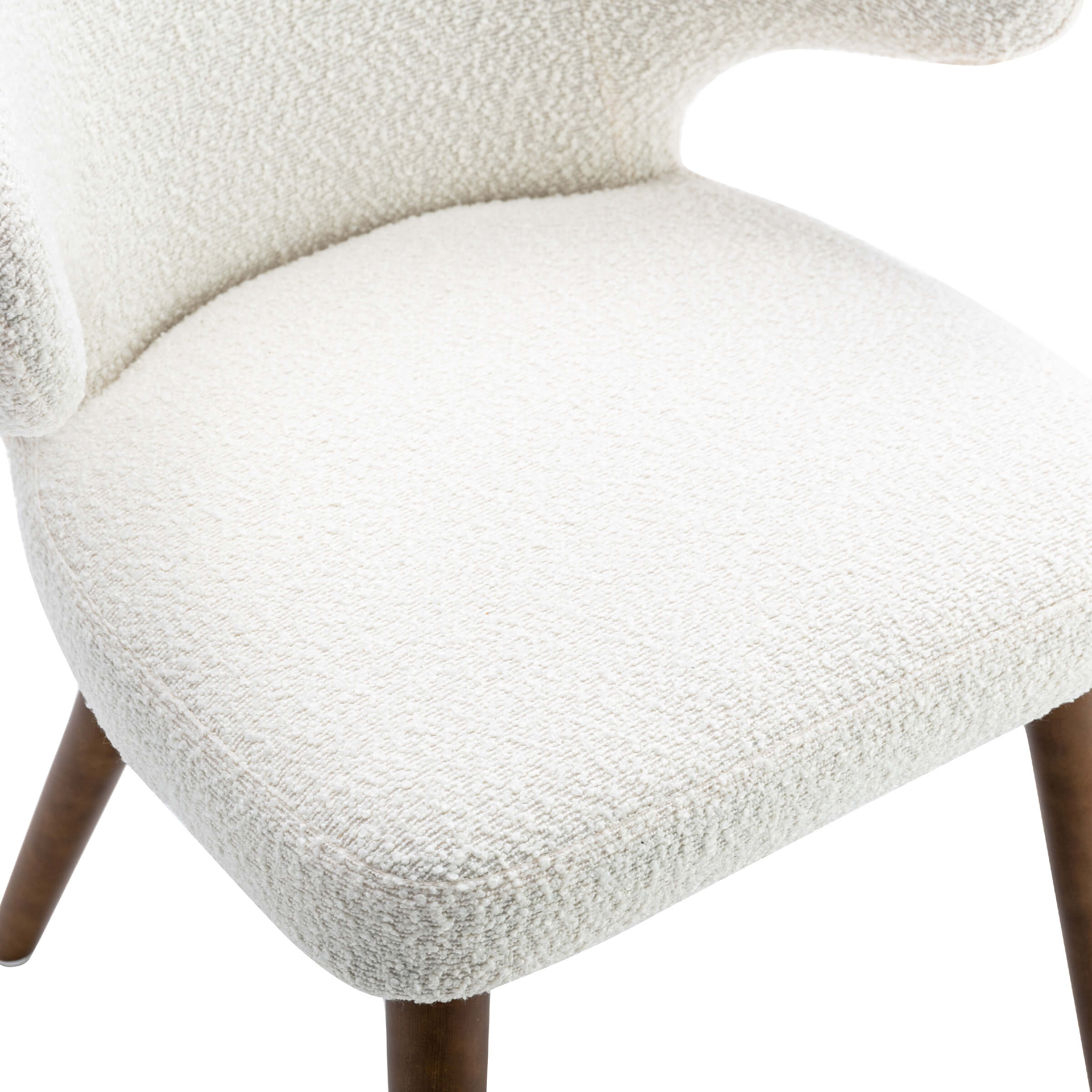 VESCASA Modern Curved Armless Chairs Set of 2 - 8279DC