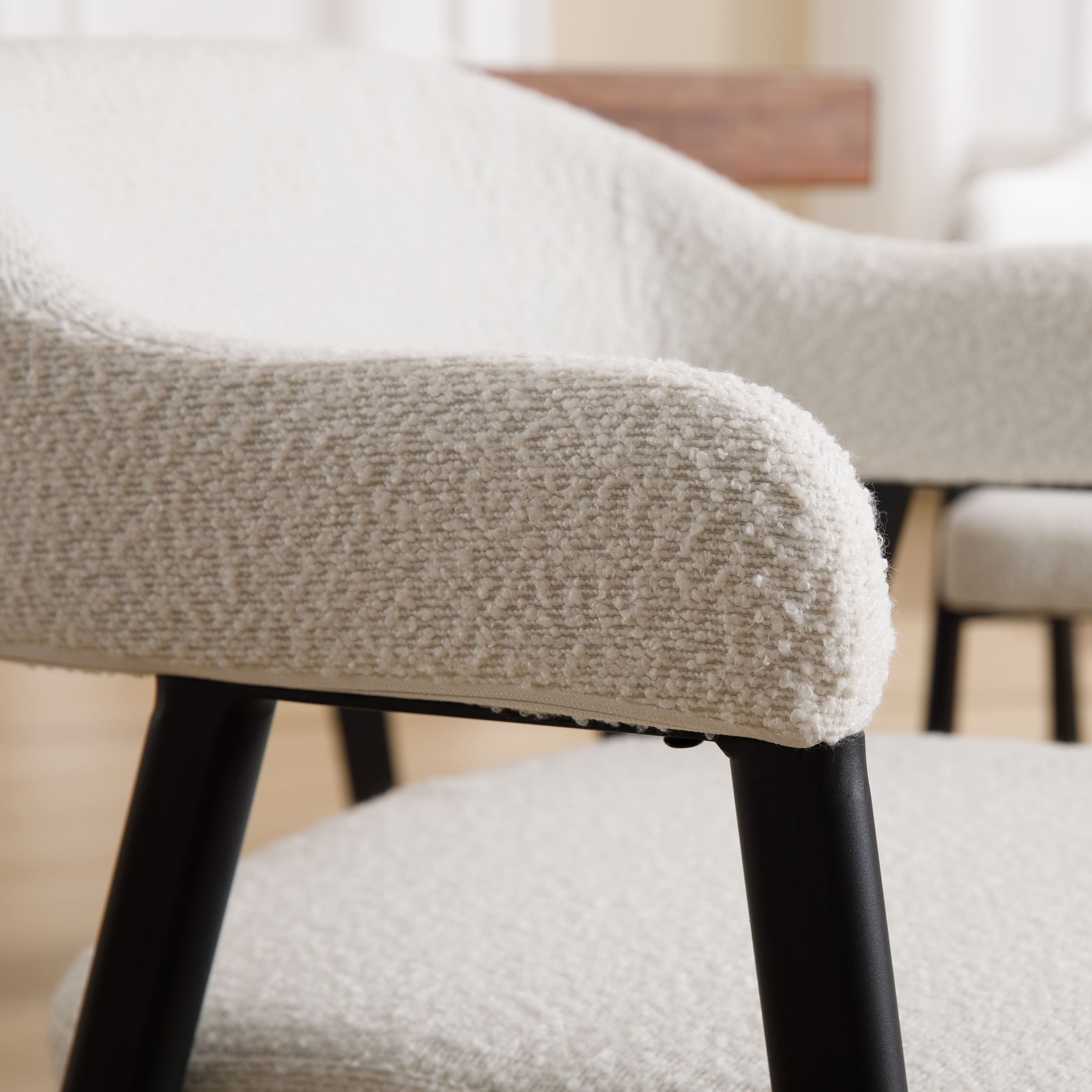 Modern Open Back Dining Chairs Set of 2 - 91530DC