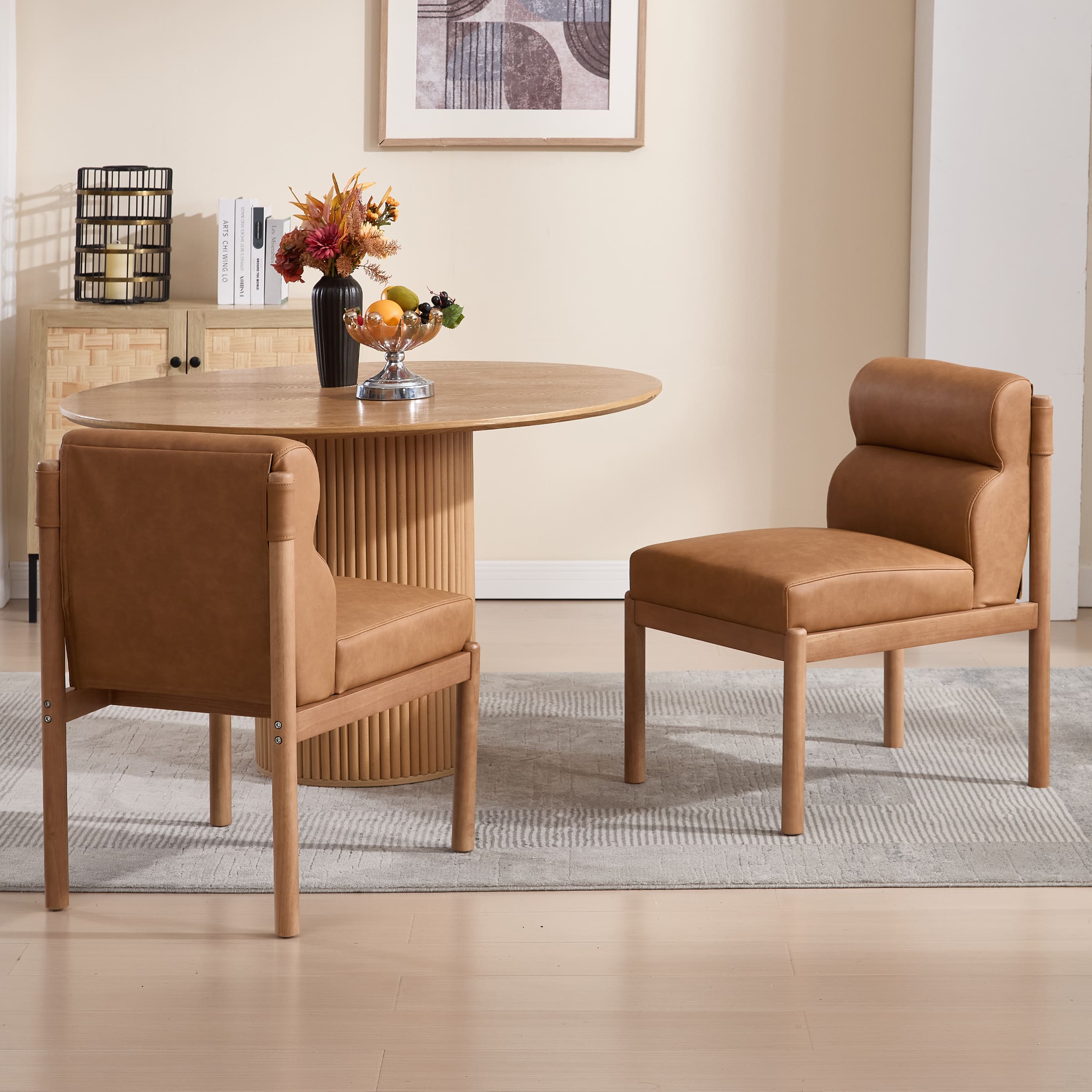 CIMOTA Modern Upholstered Dining Chairs Set of 2 - 3221DC