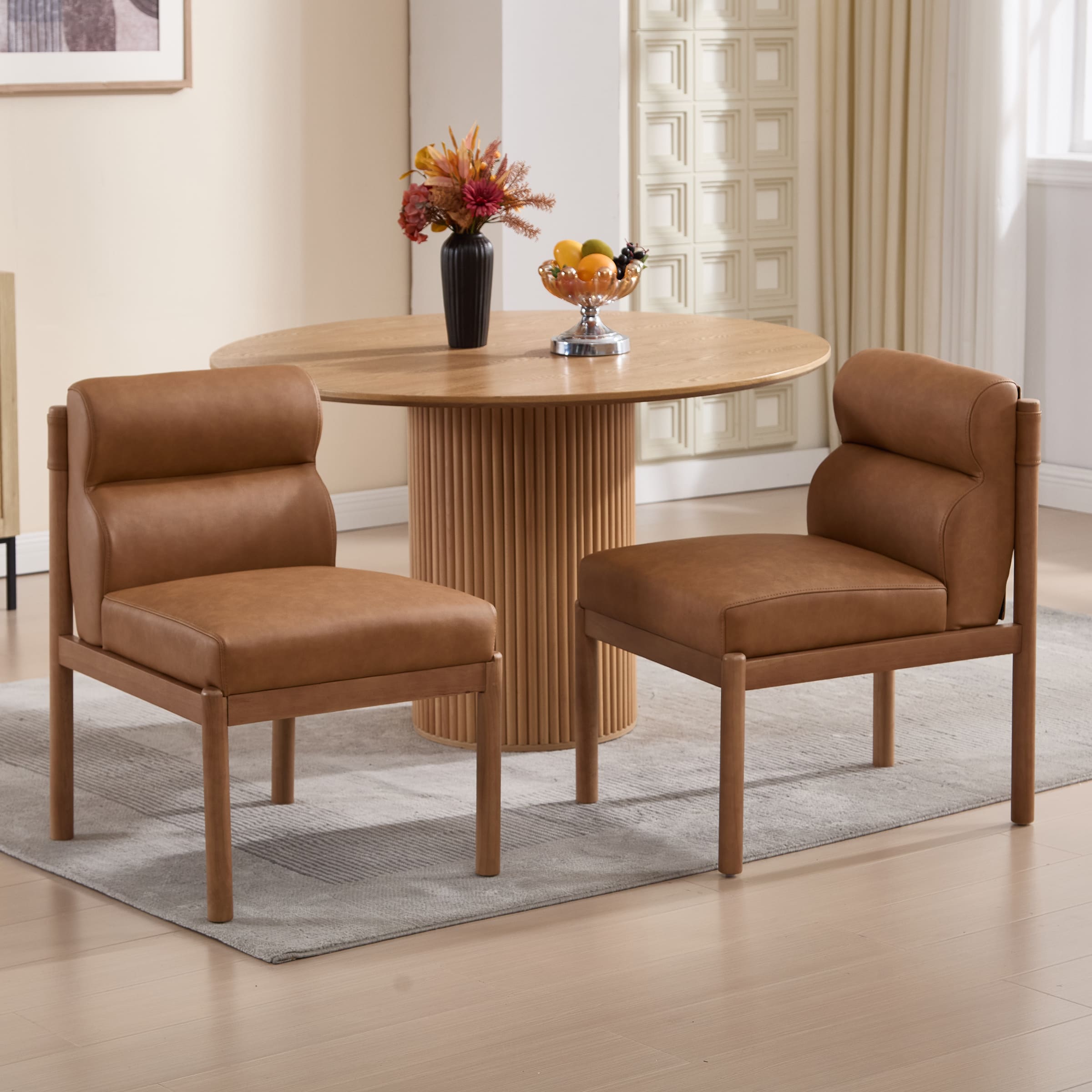 CIMOTA Modern Upholstered Dining Chairs Set of 2 - 3221DC