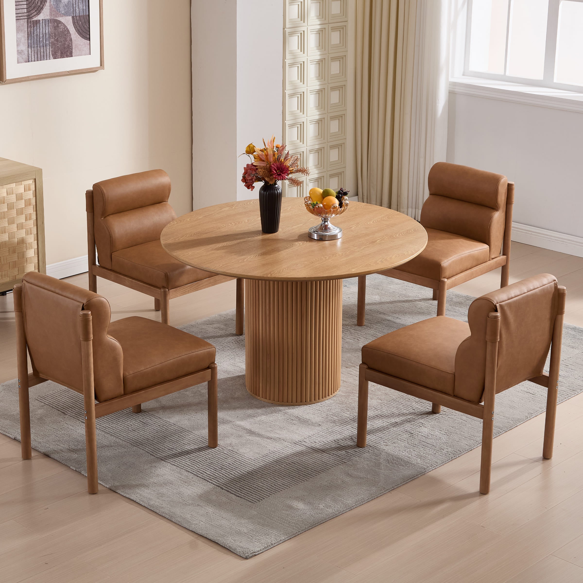 CIMOTA Modern Upholstered Dining Chairs Set of 2 - 3221DC